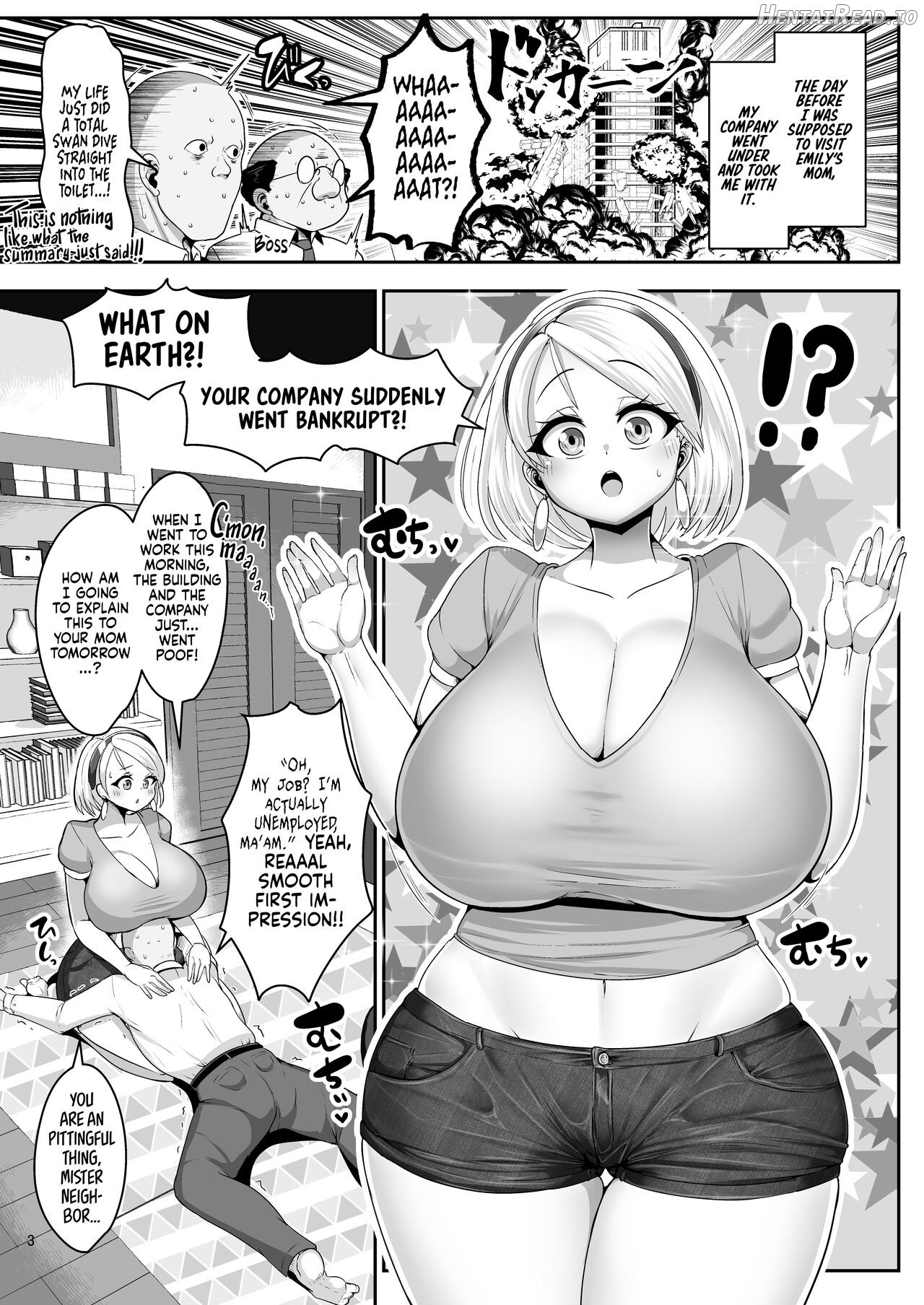 H Daisuki Kinpatsu Hakujin Bakunyuu Ryuugakusei ga Tonari no Heya ni Hikkoshite Kita!! Chapter 3 - page 3