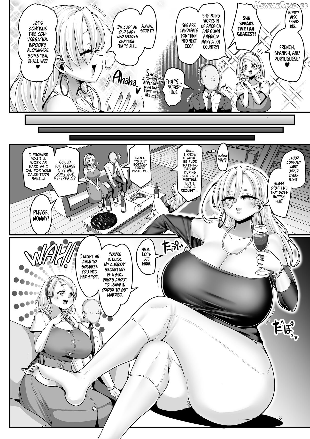 H Daisuki Kinpatsu Hakujin Bakunyuu Ryuugakusei ga Tonari no Heya ni Hikkoshite Kita!! Chapter 3 - page 8