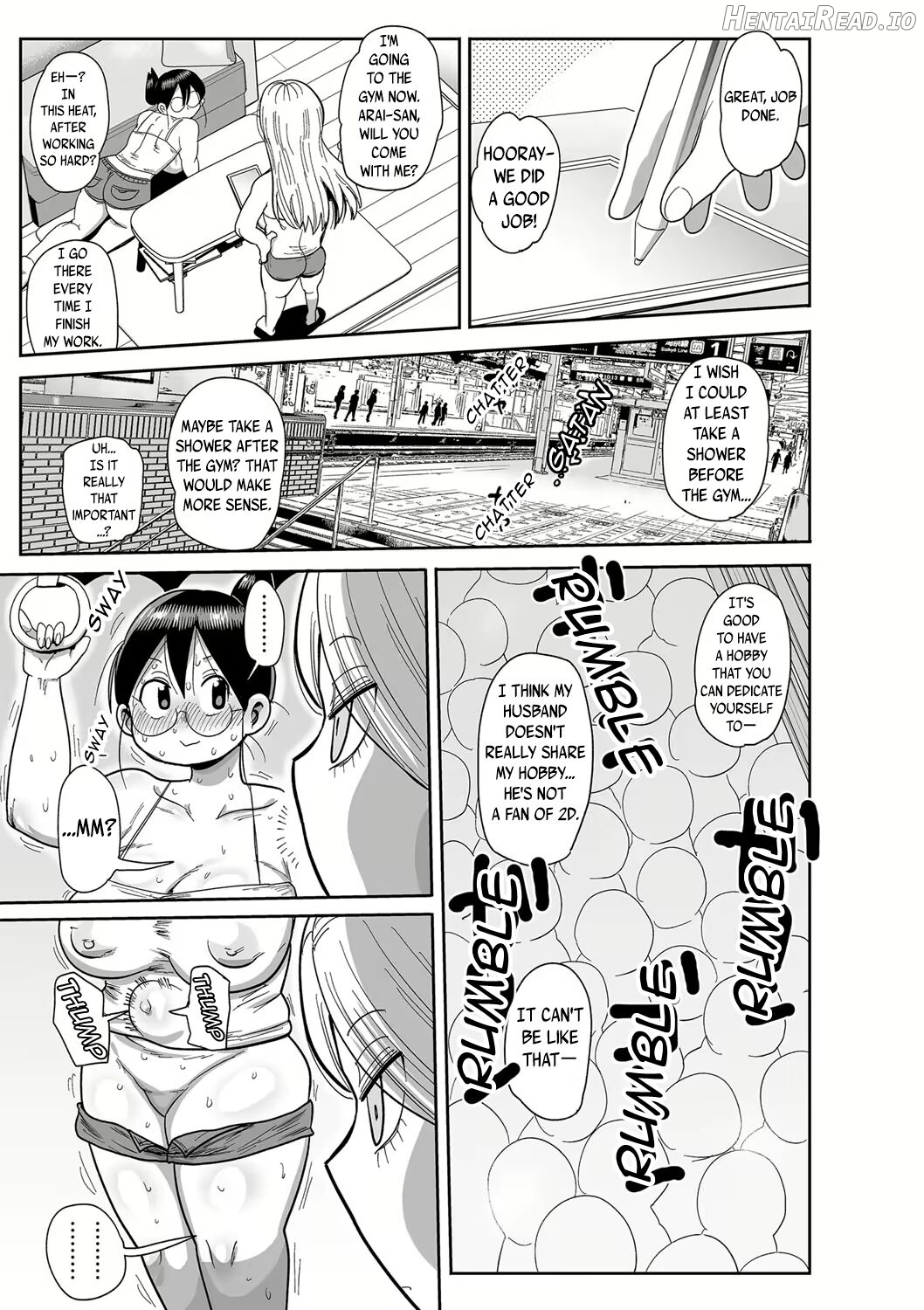 Komochi Tsuma no Arai-san ~Gym de Ase o Nagasou~ Chapter 9 - page 5