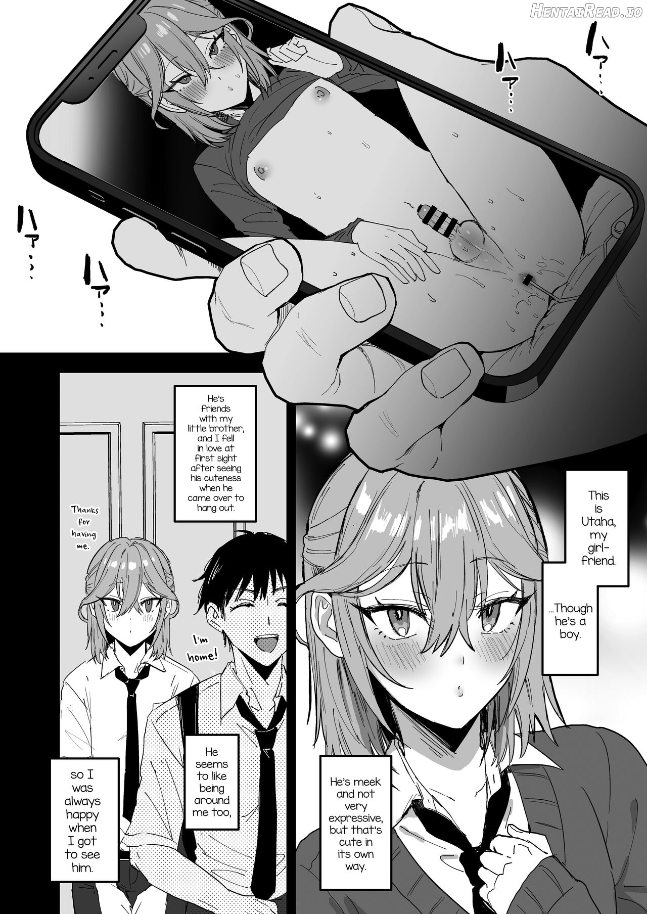 Dosukebe Mesu Danshi Utaha-kun Chapter 1 - page 3