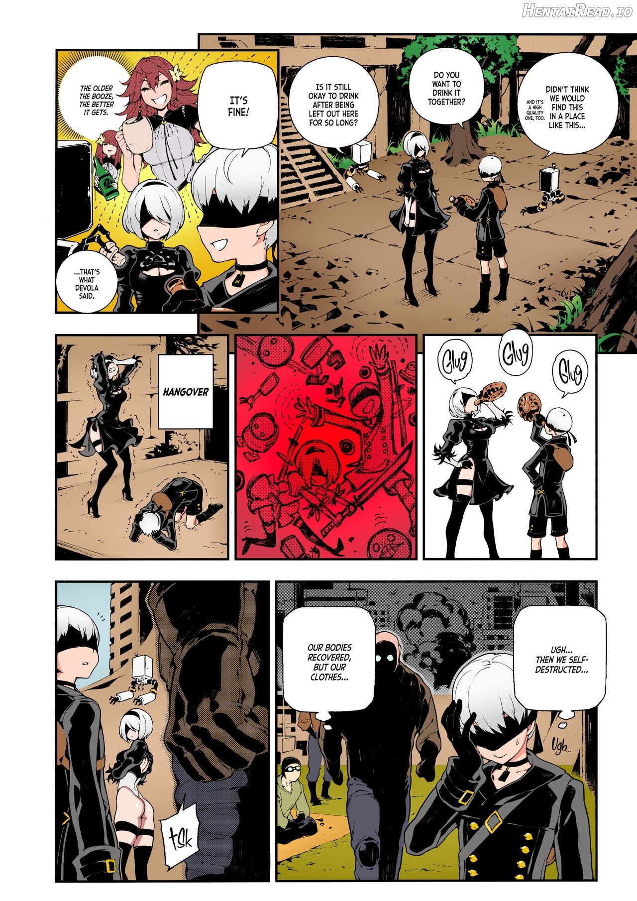 NieR : 2BR18 - Colorized Chapter 1 - page 3