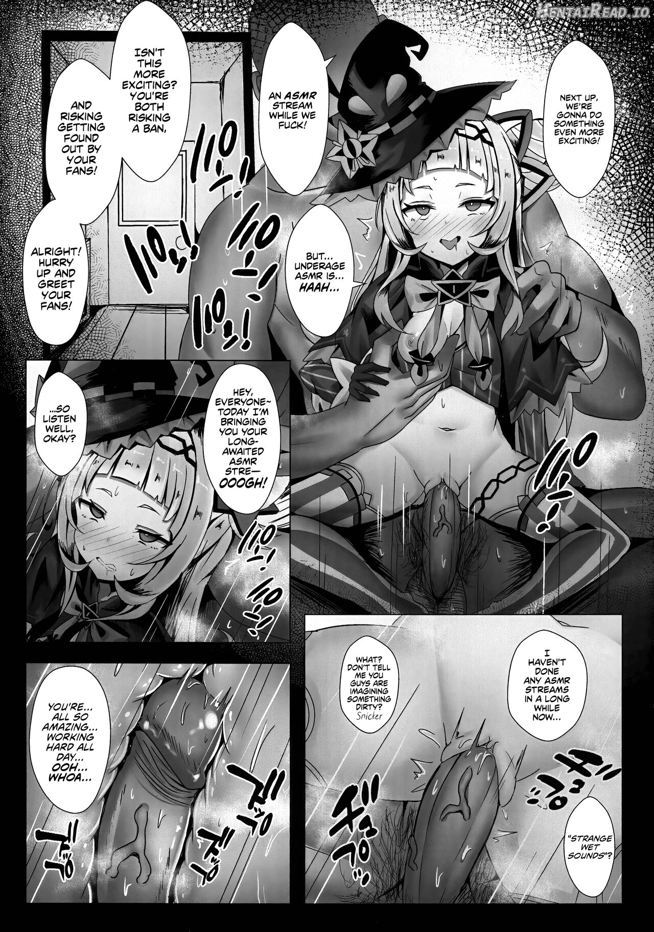 Erolive ~ Murasaki Shion's Infinite Womb Impact VTuber Edition! Chapter 1 - page 8