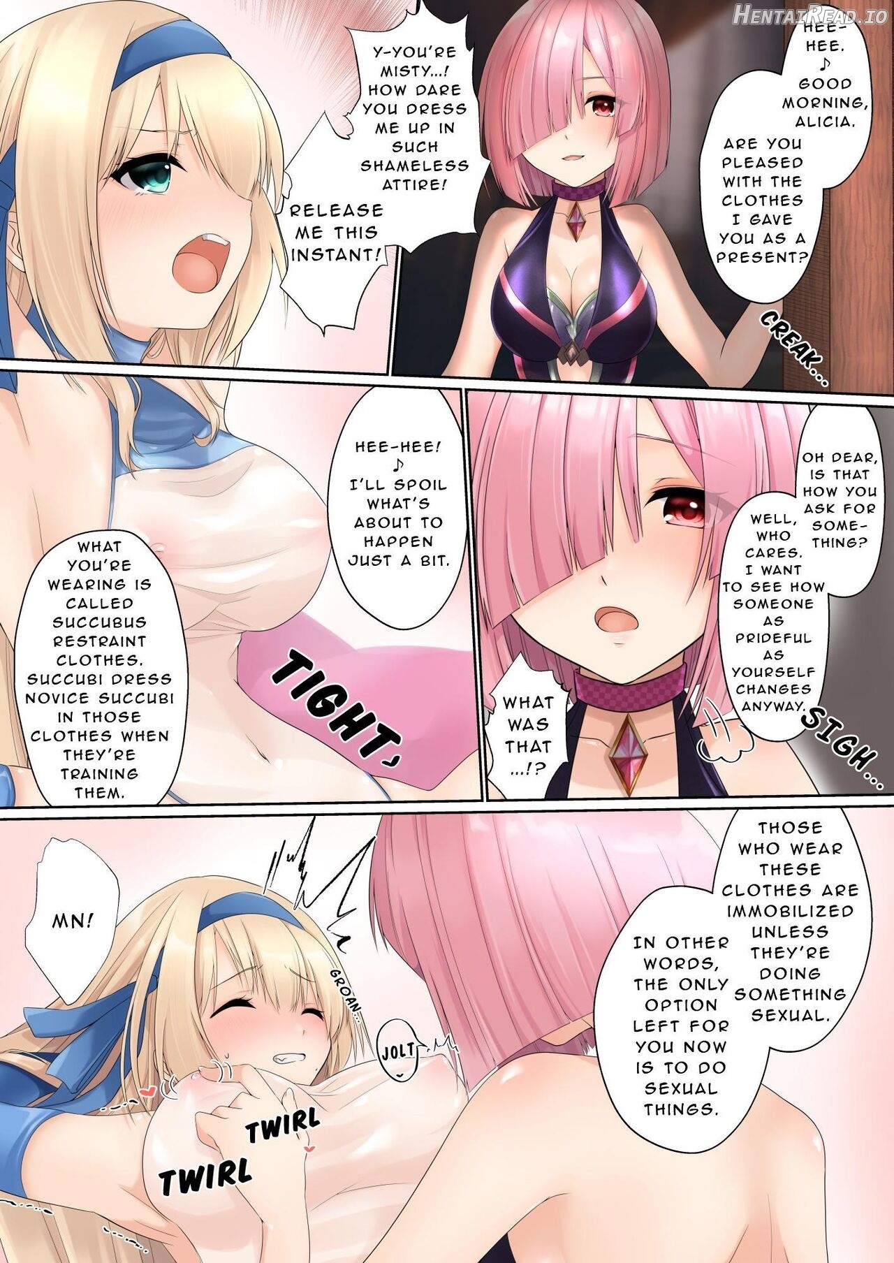 Misty Magic ―princess knightess enthralled by a futanari spell― Chapter 1 - page 16