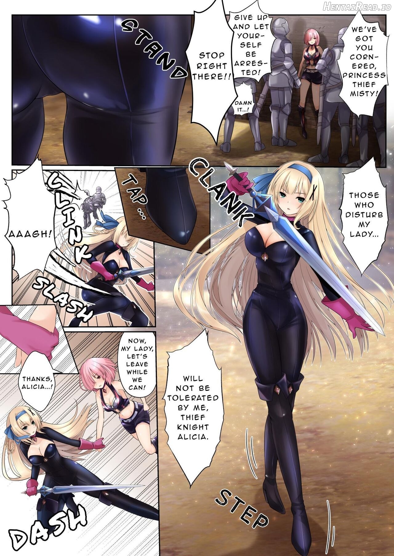 Misty Magic ―princess knightess enthralled by a futanari spell― Chapter 1 - page 30