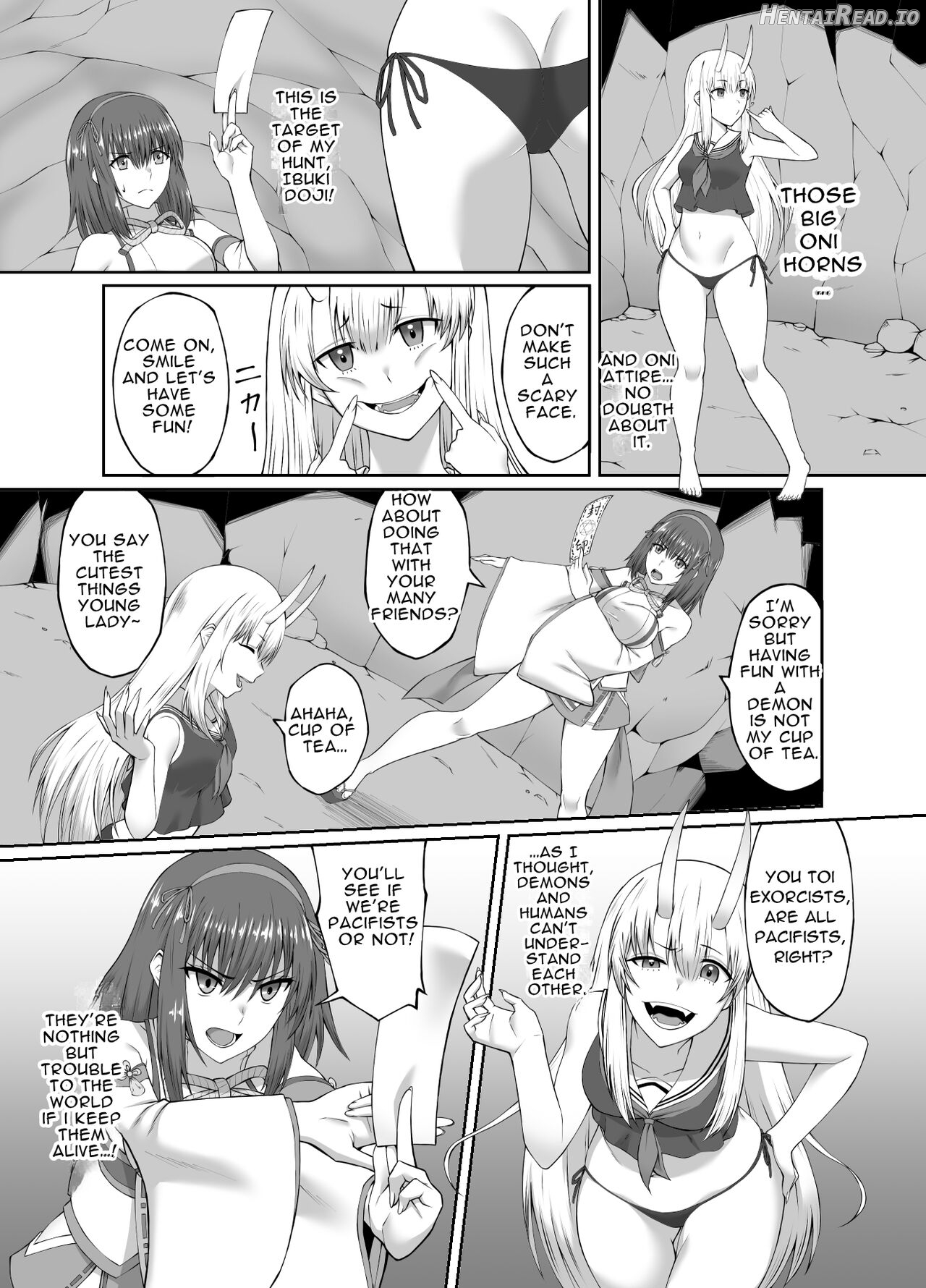 Depraved Exorcist Corruption ~perverted phallic pleasures turn shrine maidens to lewd demons~ Chapter 1 - page 6