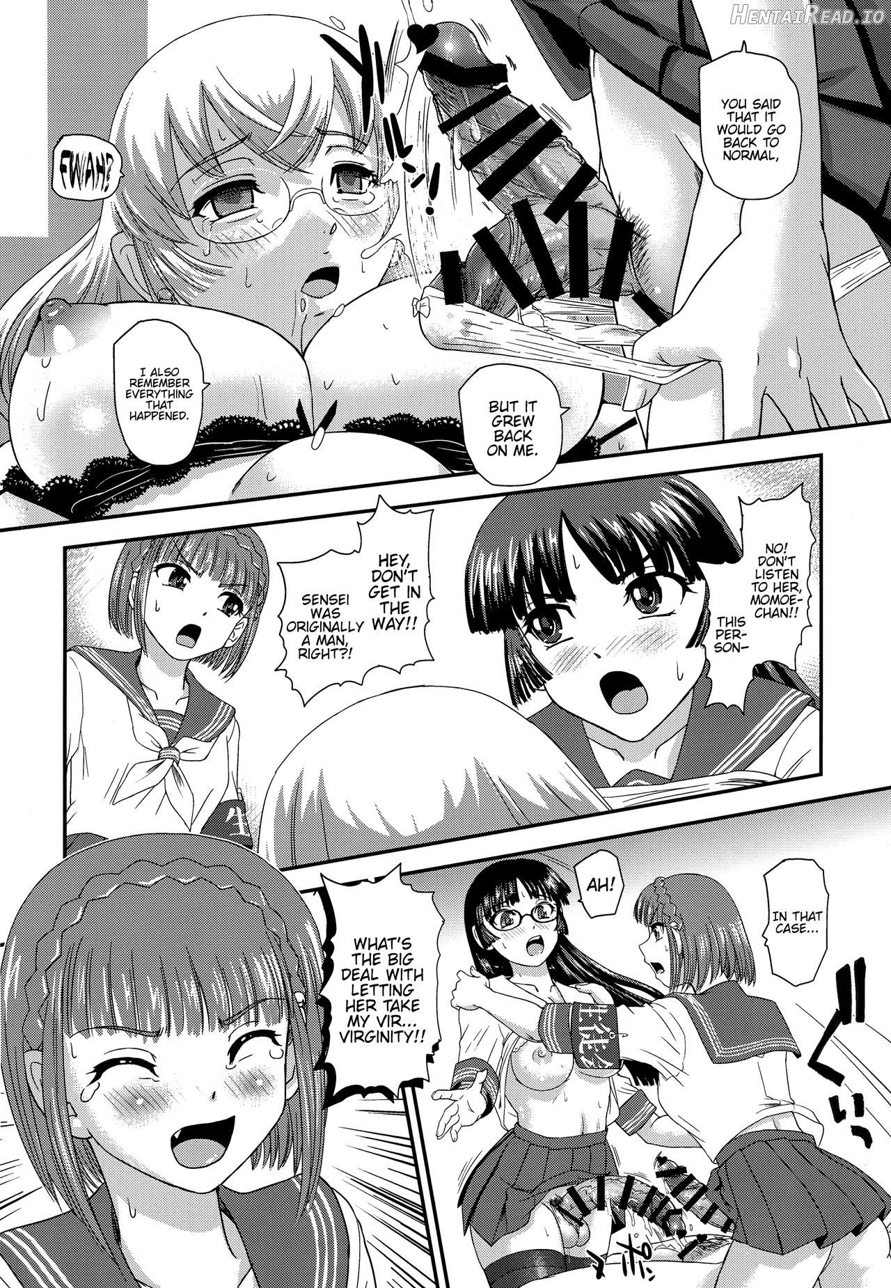 Futanari nanode Gakkou Seikatsu ga Fuan desu 7 Chapter 4 - page 23