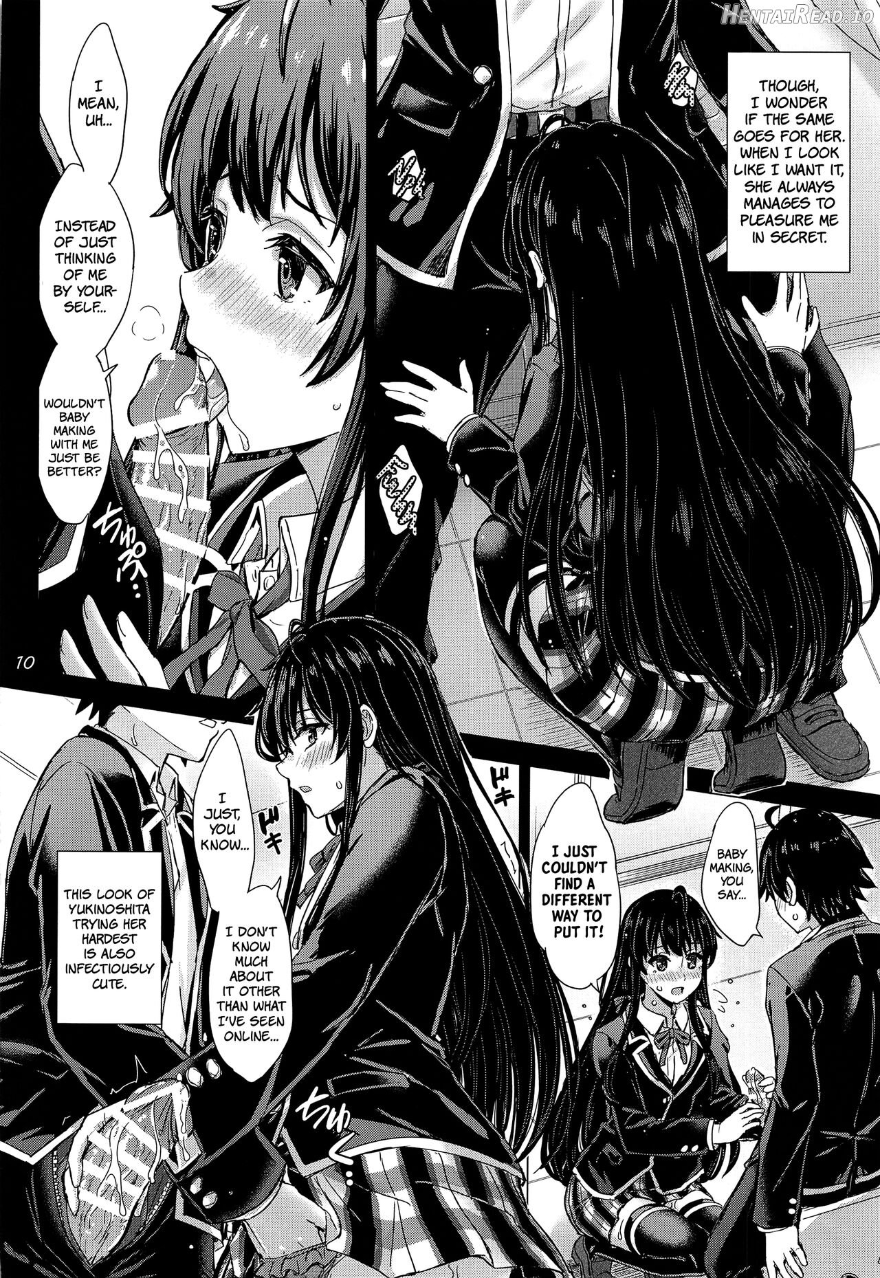 Yukinoshita Shimai to Iyarashii Futari no Himegoto. Chapter 1 - page 9