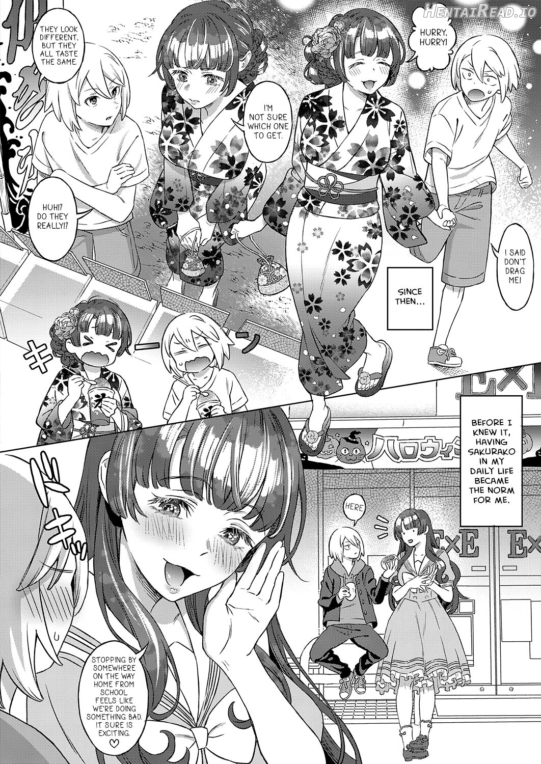 Kohakuiro no Machi, Sakura ga Ita Kisetsu Chapter 1 - page 8