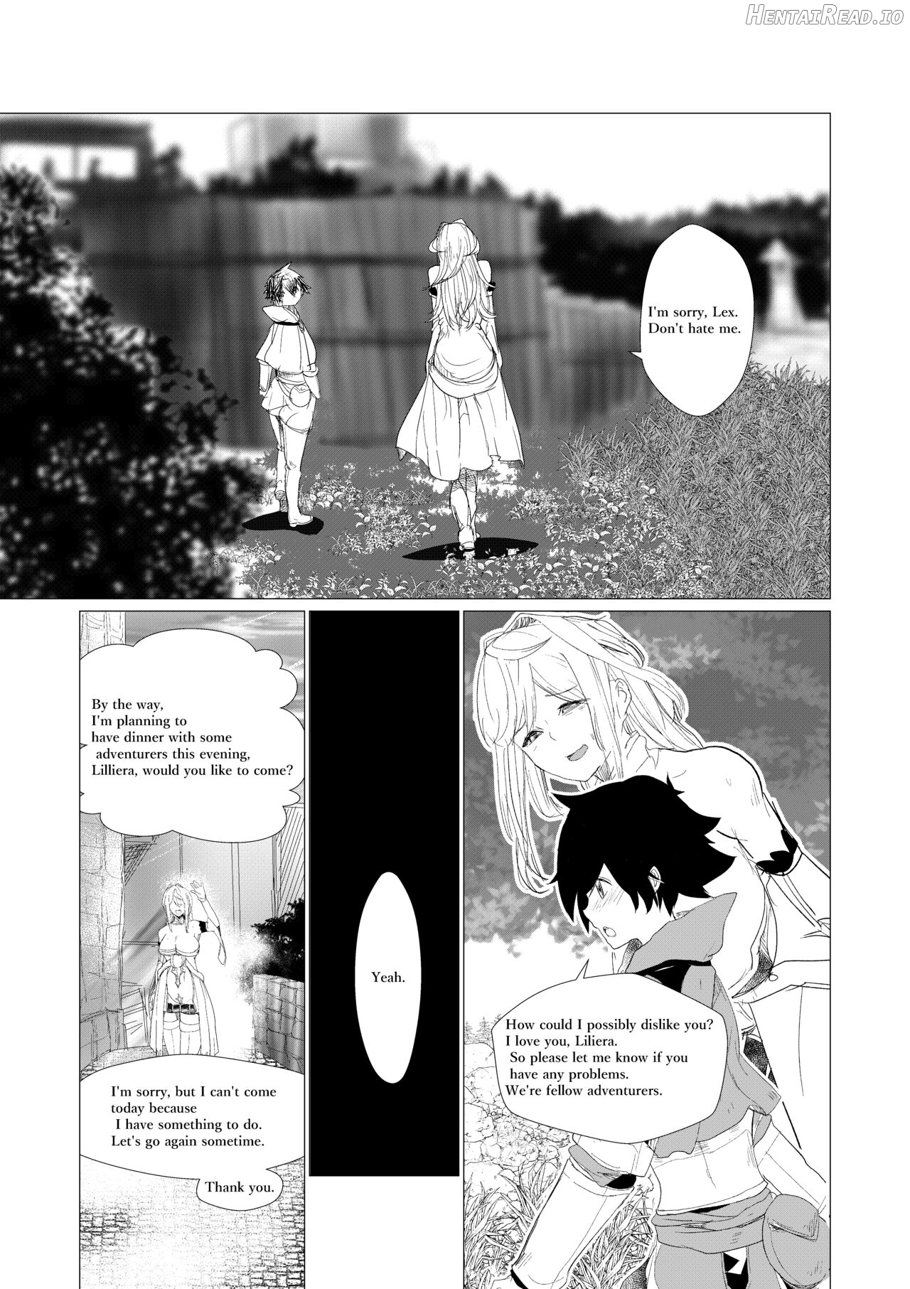 Majuu no Mori ni Nomikomareta Mura no Musume wa Shoufu Boukensha to Shite Inran ni Sugosu Chapter 1 - page 9