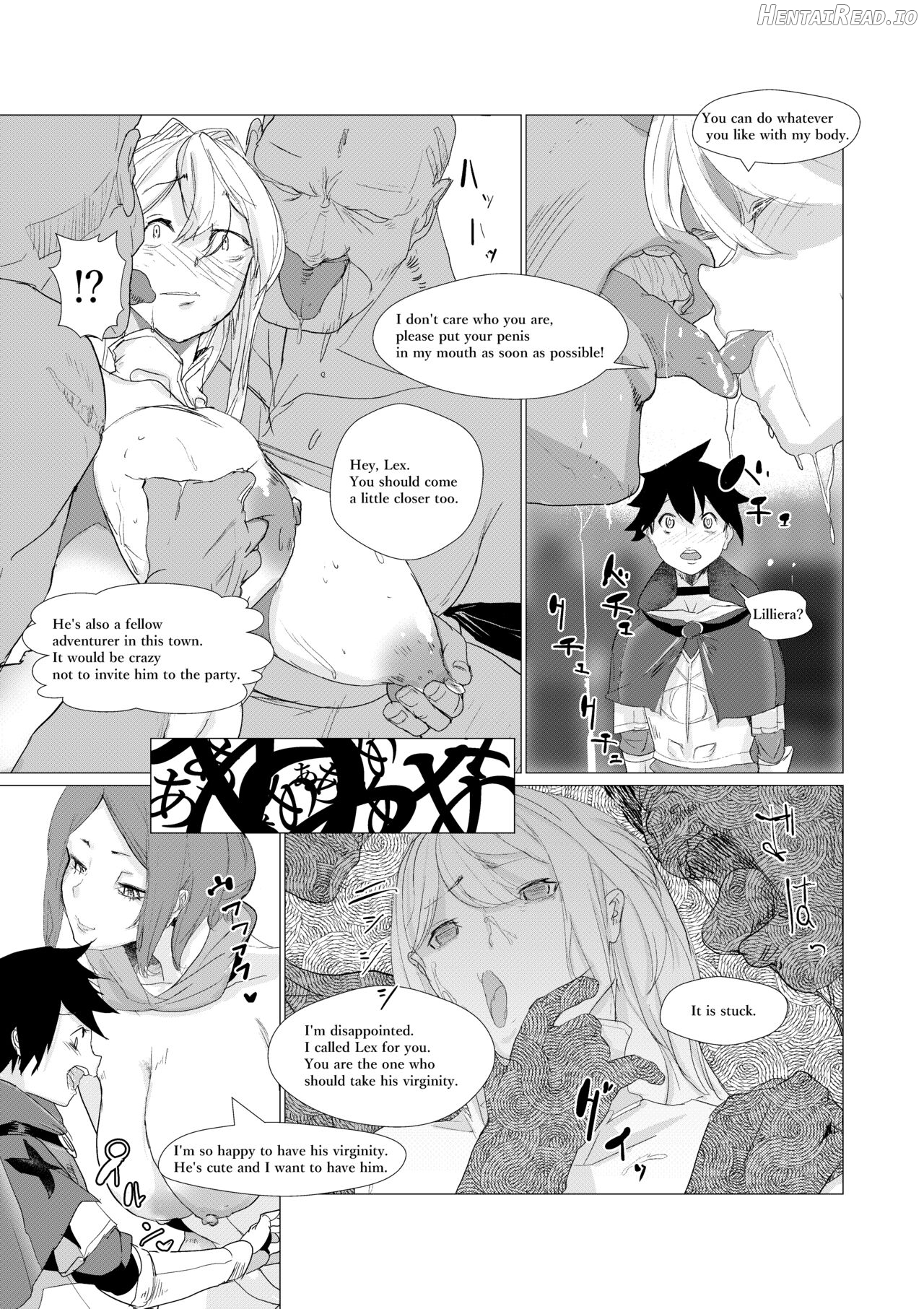 Majuu no Mori ni Nomikomareta Mura no Musume wa Shoufu Boukensha to Shite Inran ni Sugosu Chapter 1 - page 13