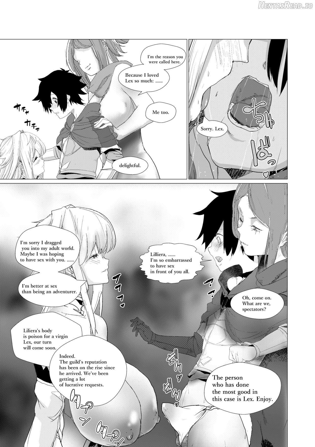 Majuu no Mori ni Nomikomareta Mura no Musume wa Shoufu Boukensha to Shite Inran ni Sugosu Chapter 1 - page 15