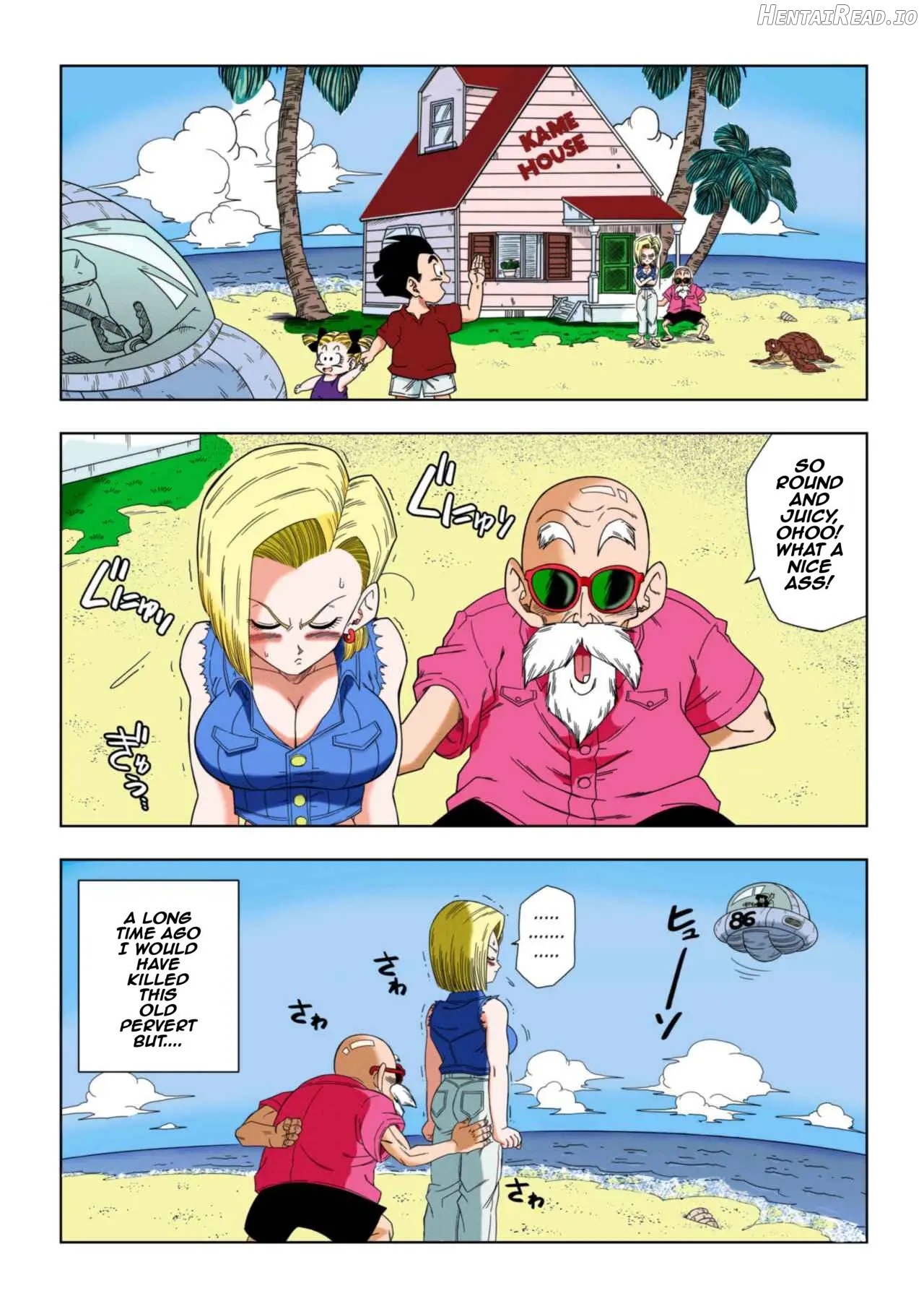 Android 18 vs Master Roshi Chapter 1 - page 2