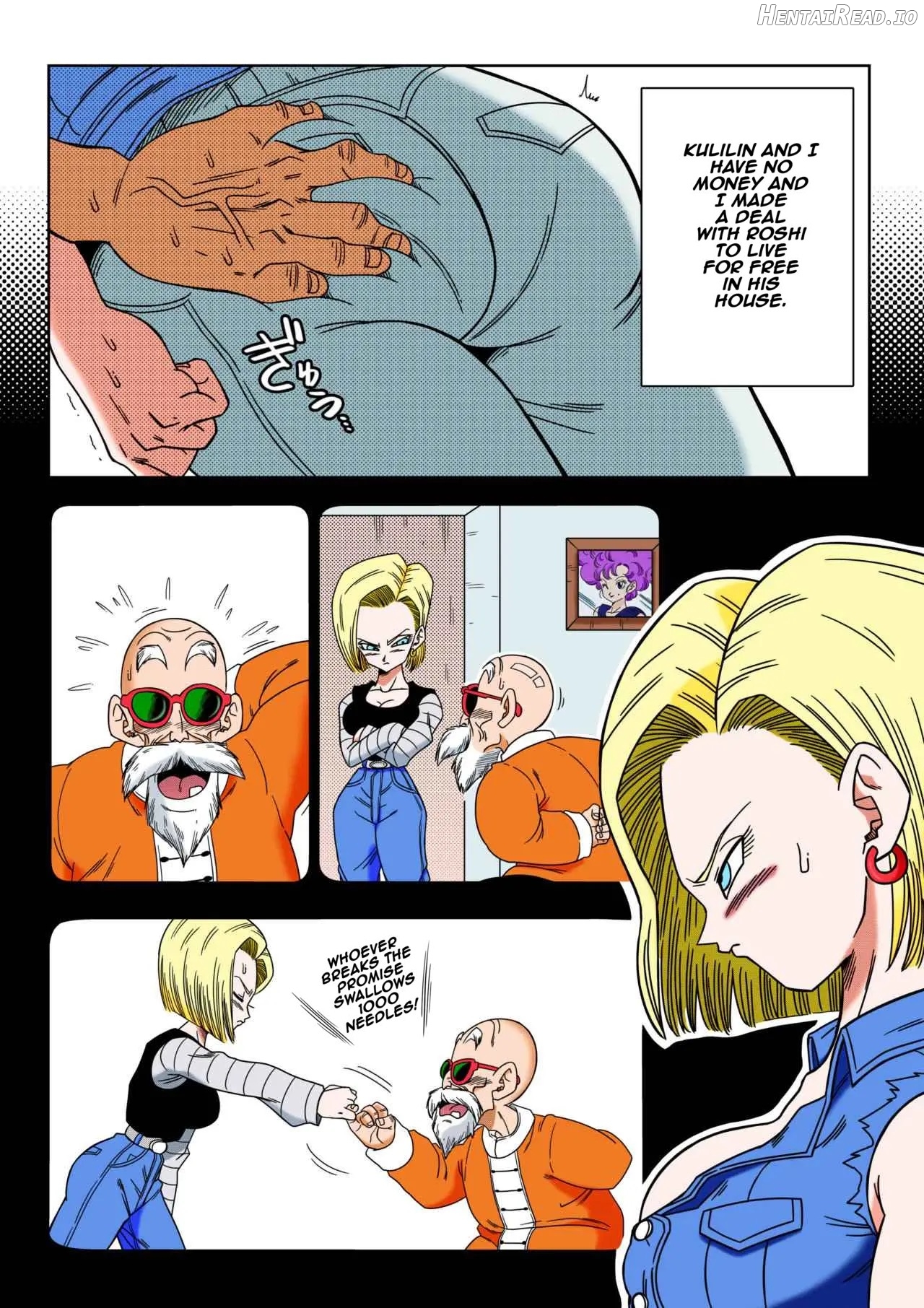 Android 18 vs Master Roshi Chapter 1 - page 3