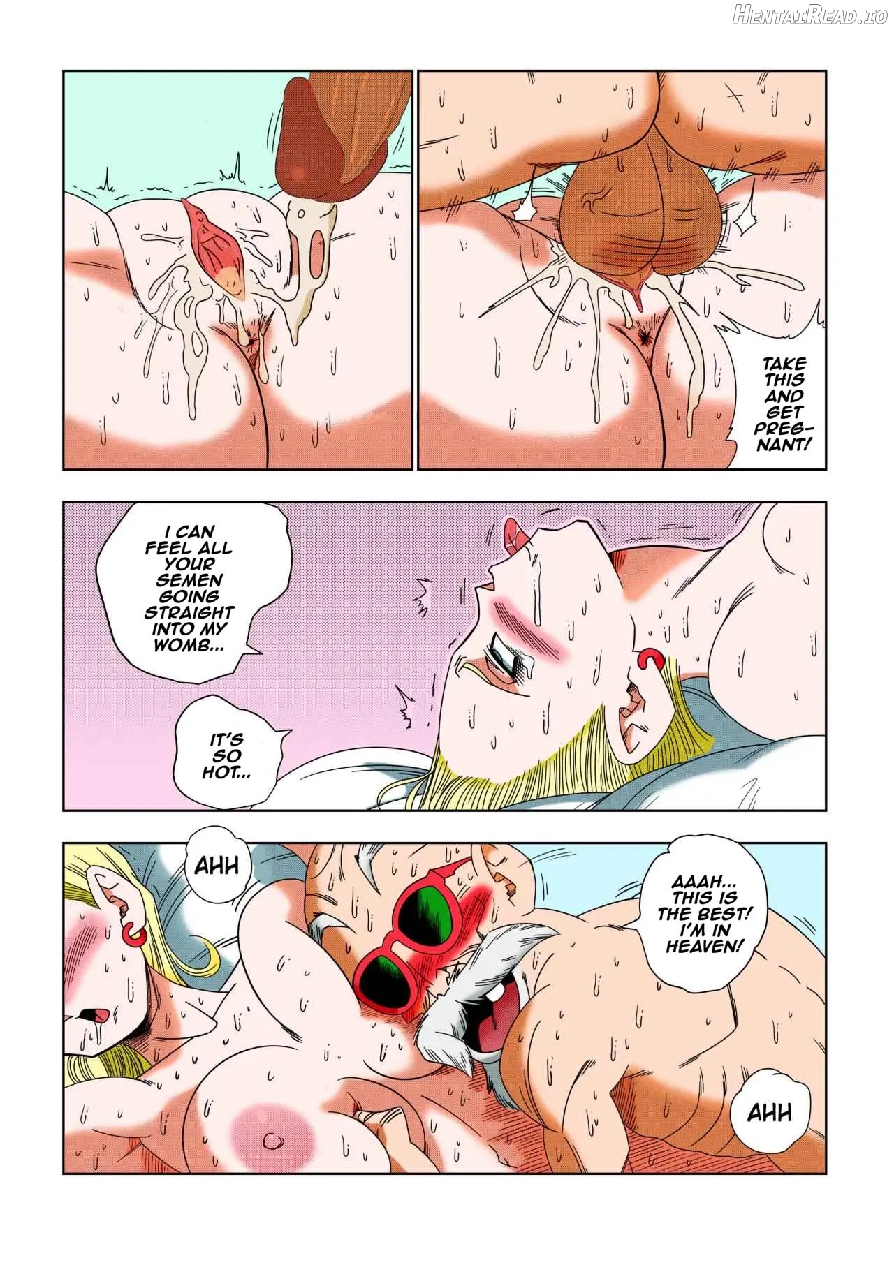 Android 18 vs Master Roshi Chapter 1 - page 21