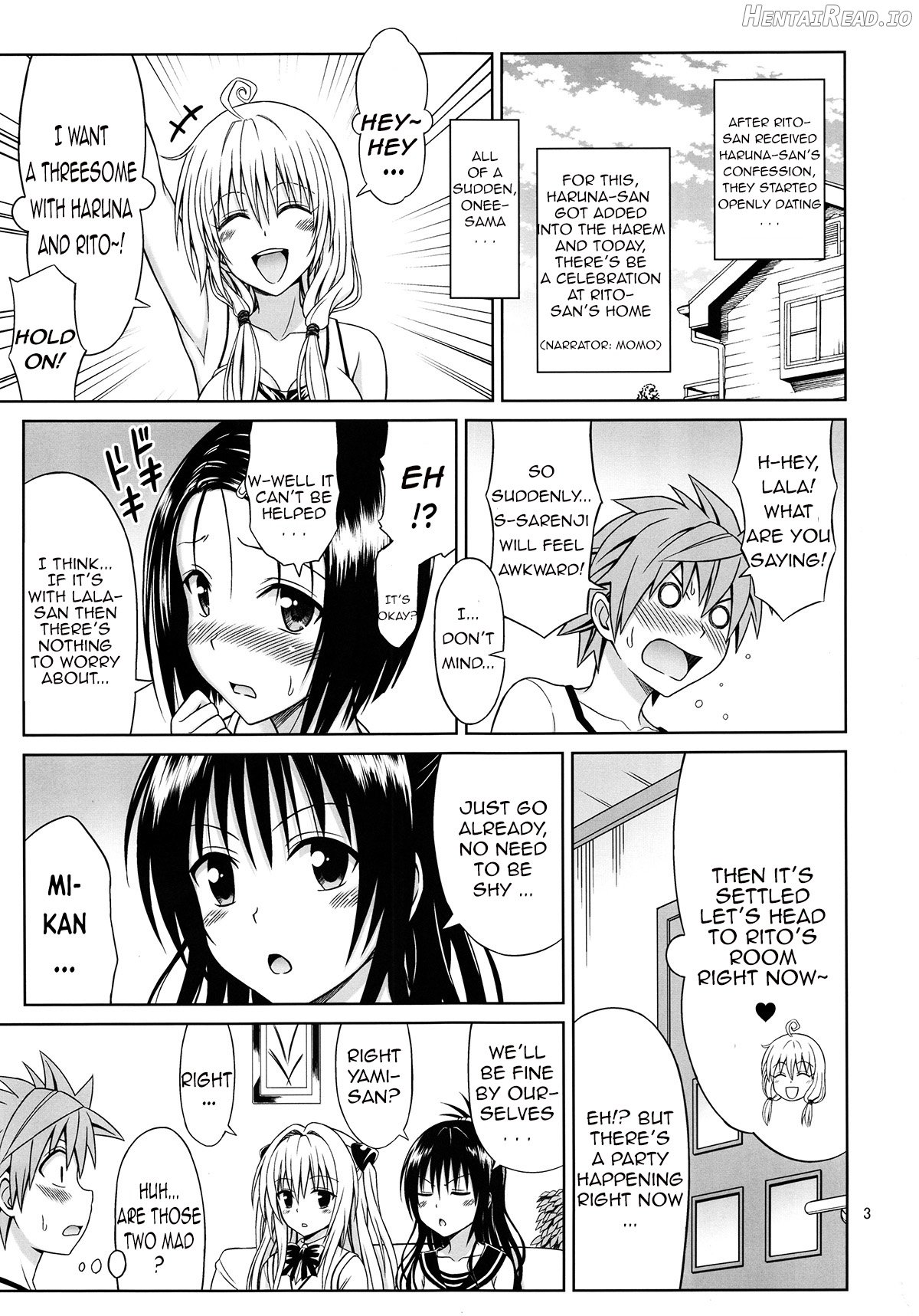 To LOVE-Ru Girls Chapter 1 - page 2