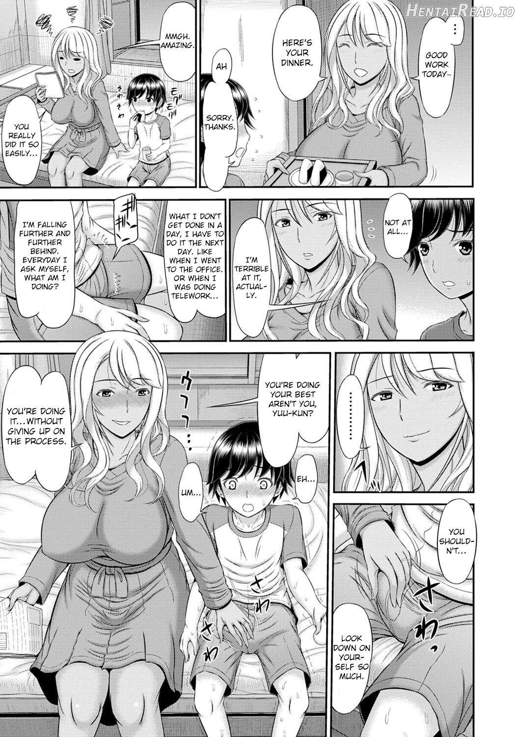 Tanbi Naru Wafuku Kyonyuu Hitozuma o Sewa Suru Shounen Daigakusei Chapter 2 - page 5