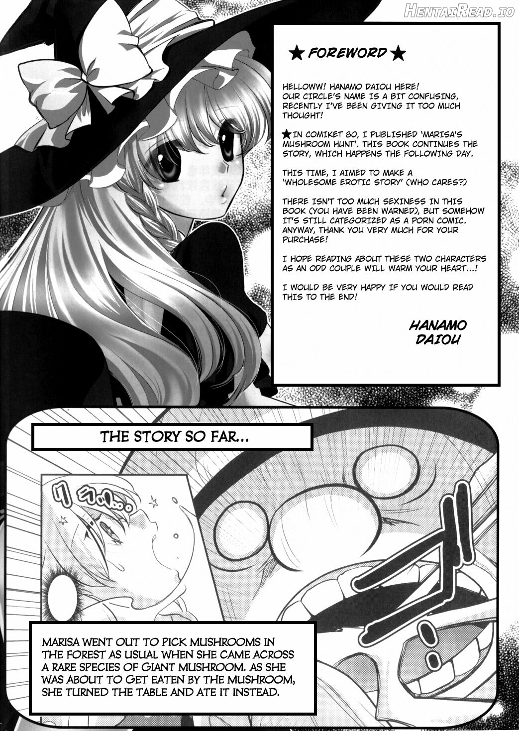 Marisa wa Kinoko Power wo Te ni Ireta! Chapter 1 - page 2