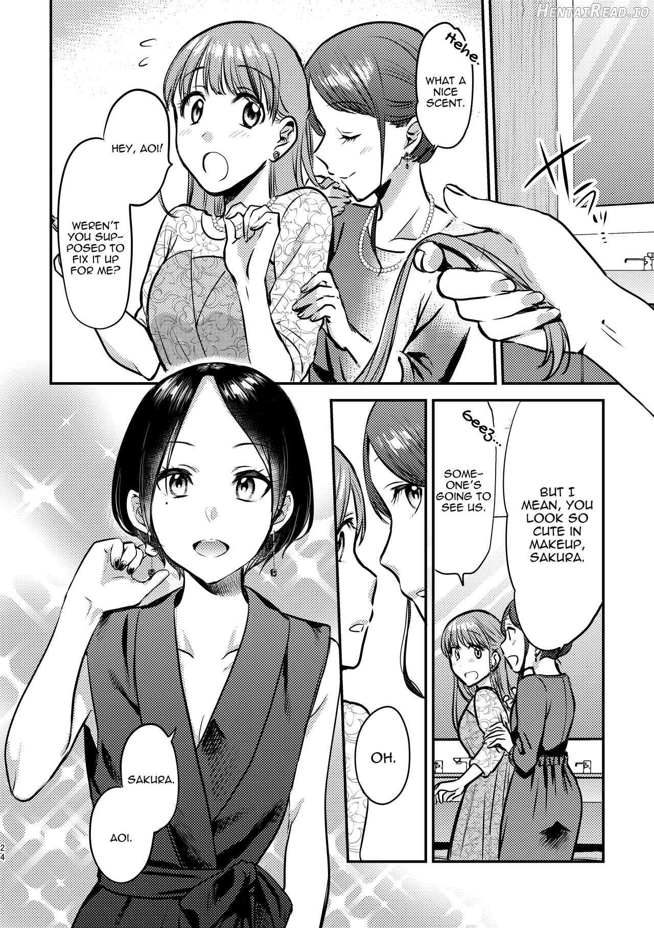 3P Yuri Ecchi Anthology Chapter 1 - page 23