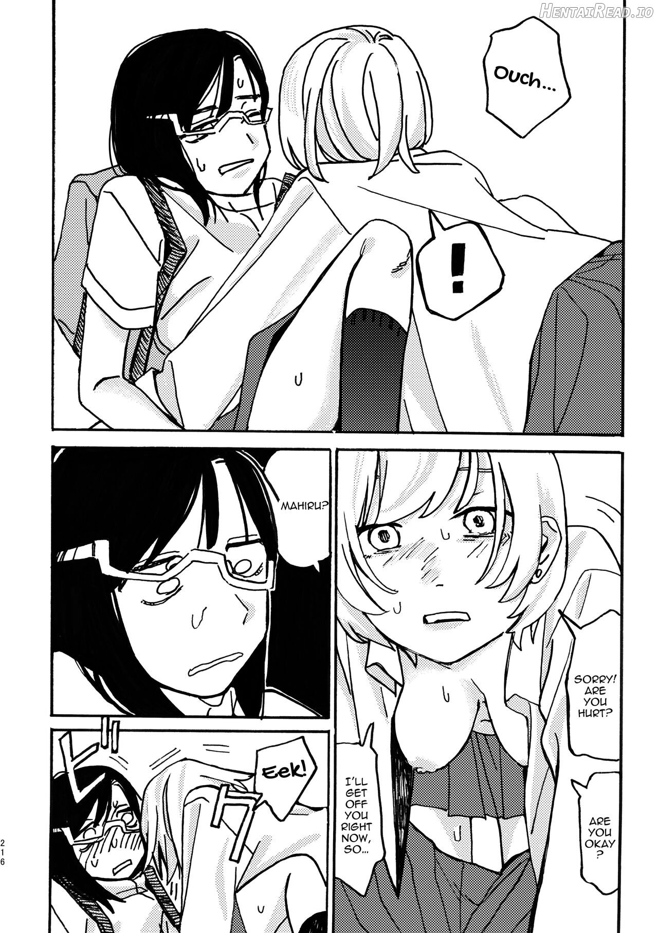 3P Yuri Ecchi Anthology Chapter 1 - page 208