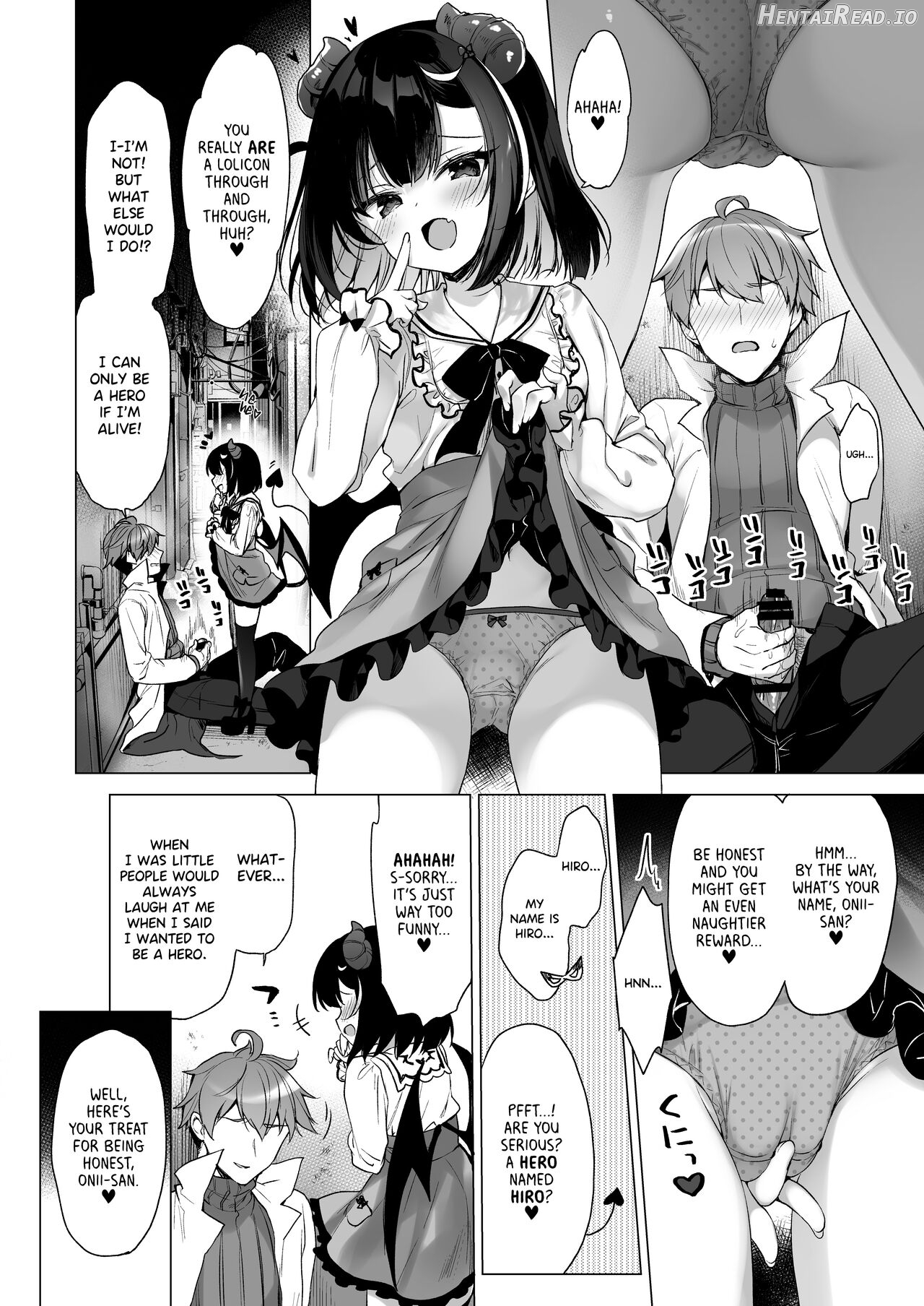 Tsuyo tsuyo Mesugaki Villain to Yowa yowa Hero no Ore Chapter 1 - page 5