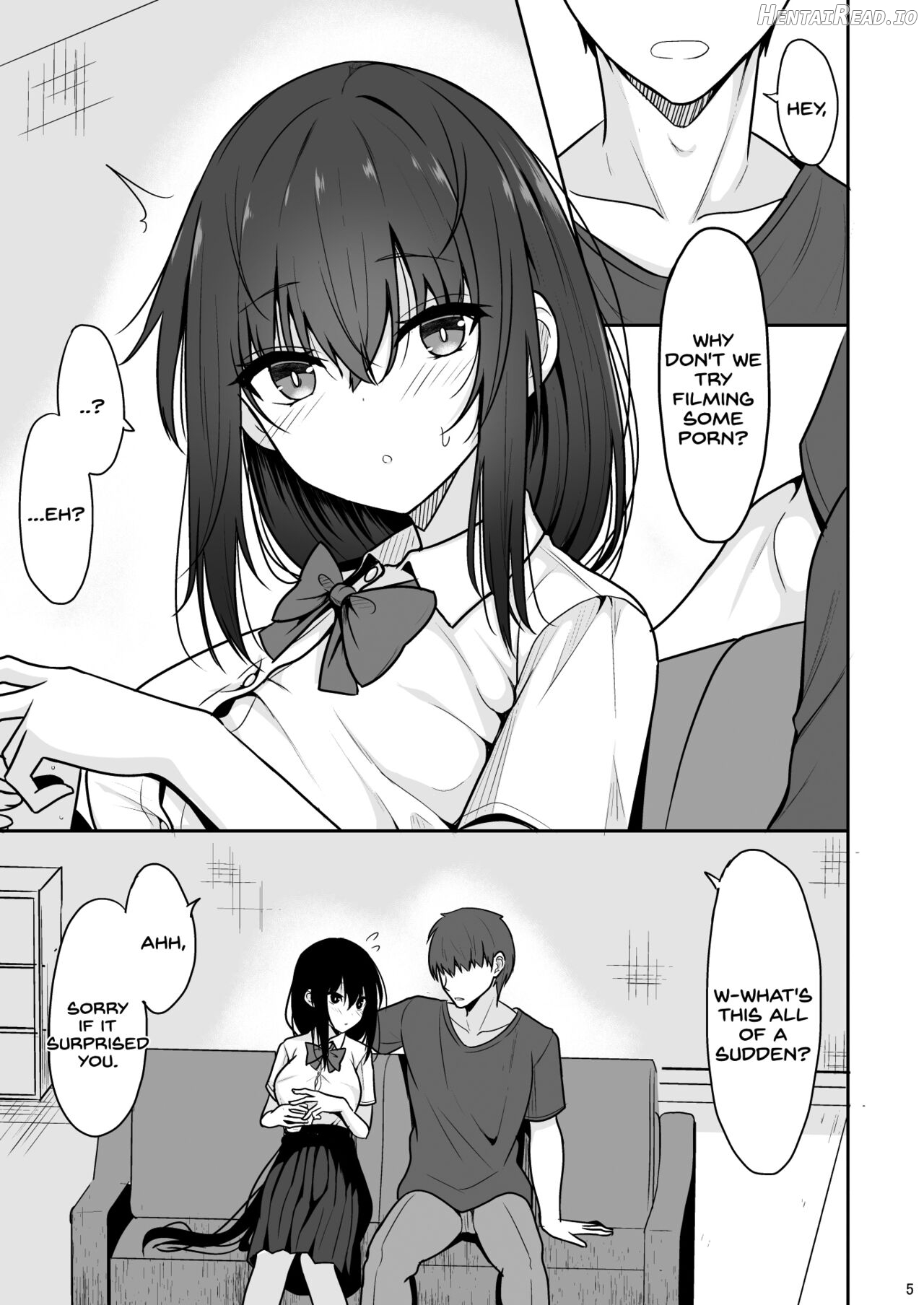 Otonashii Kanojo ga AV Satsuei Gokko de Nakadashi ga Daisuki na Dosukebe ni Naru made Chapter 1 - page 3