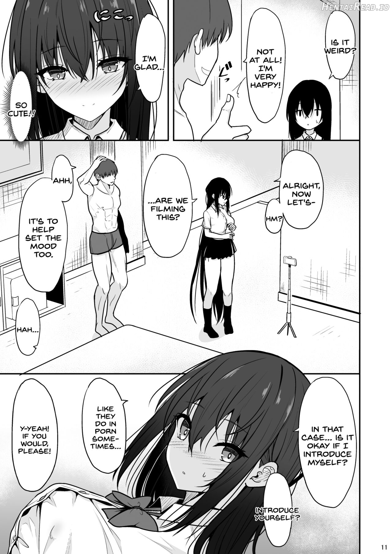 Otonashii Kanojo ga AV Satsuei Gokko de Nakadashi ga Daisuki na Dosukebe ni Naru made Chapter 1 - page 9