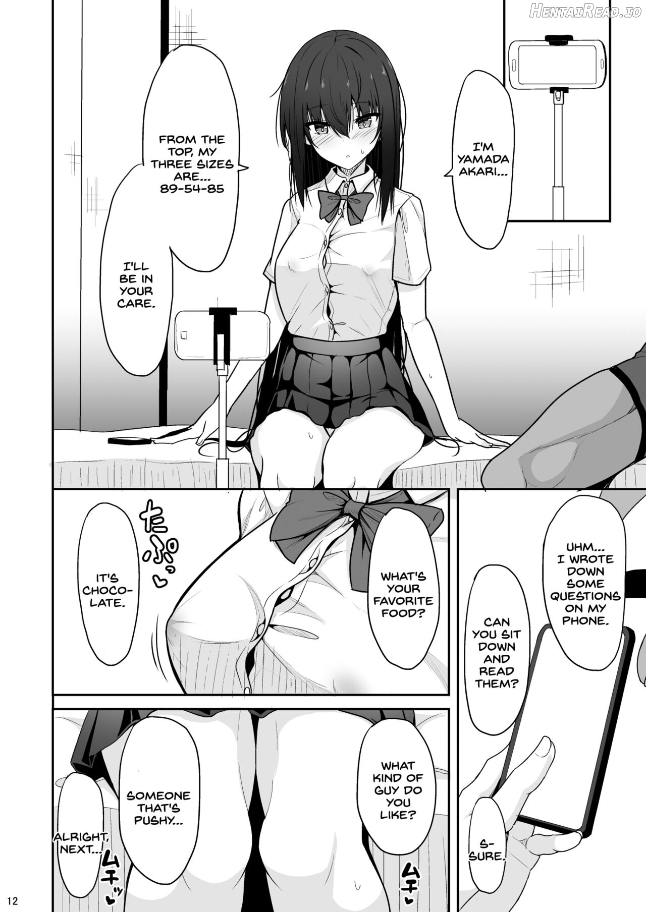 Otonashii Kanojo ga AV Satsuei Gokko de Nakadashi ga Daisuki na Dosukebe ni Naru made Chapter 1 - page 10