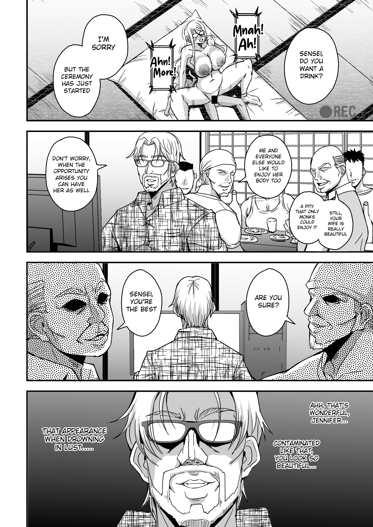 Bakunyuu Hitozuma Kinpatsu Gaikokujin Jokyoushi ga Mura no Inshuu de Kasshoku Shota no Fudeoroshi o Suru Hanashi Chapter 1 - page 29