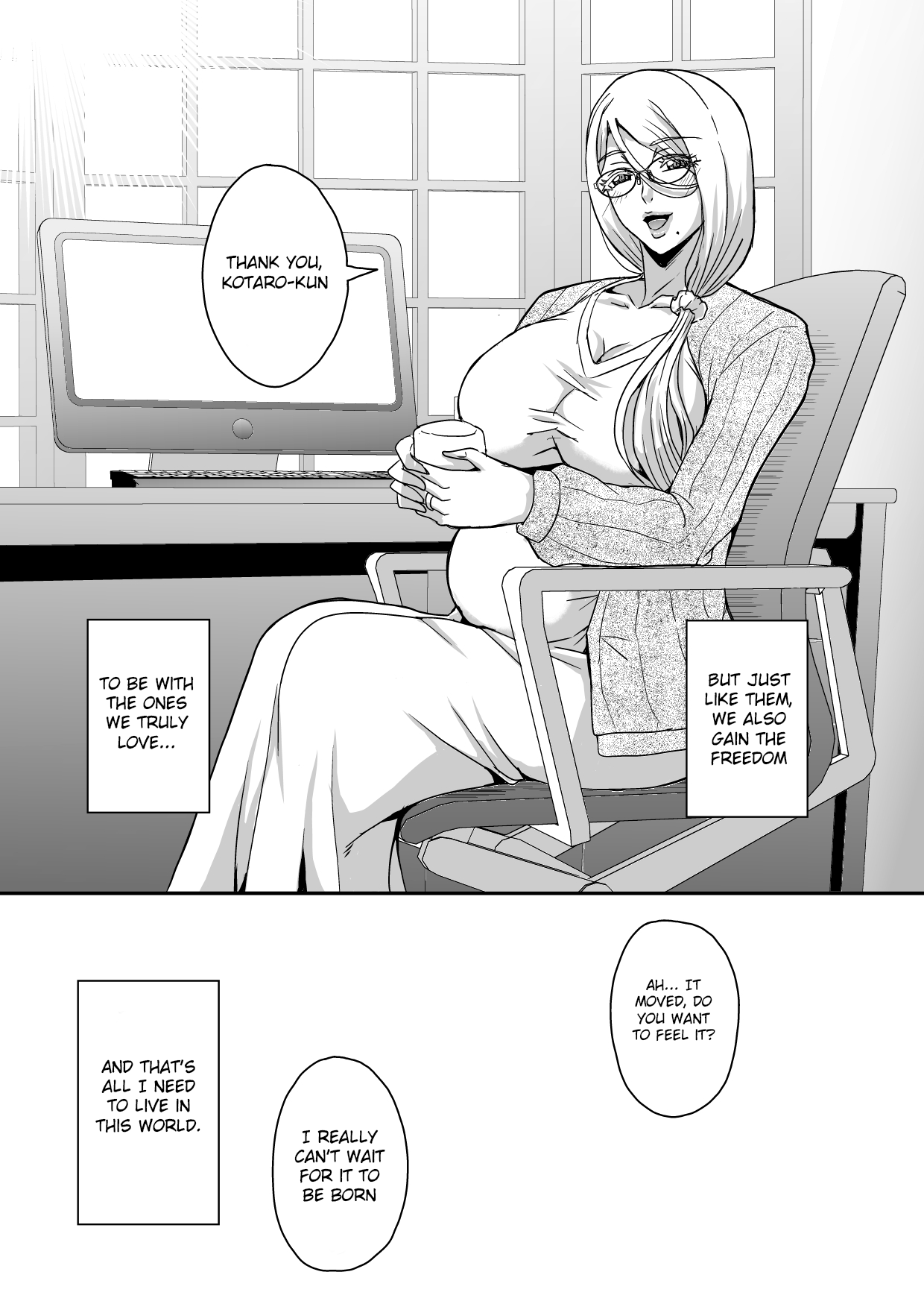 Bakunyuu Hitozuma Kinpatsu Gaikokujin Jokyoushi ga Mura no Inshuu de Kasshoku Shota no Fudeoroshi o Suru Hanashi Chapter 1 - page 58