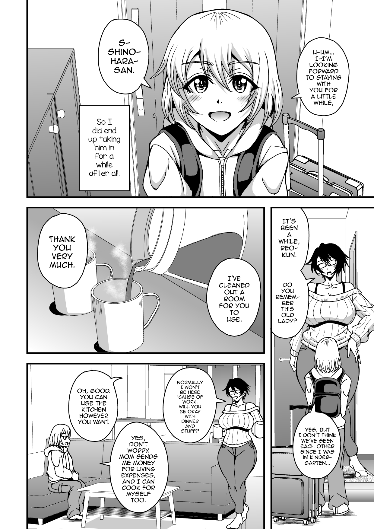 Arofour Dokushin BariCare Oba-san ga Yuujin no Musuko demo Aru Toshishita Danshi to no Kankei ni Hamaru Hanashi Chapter 1 - page 3