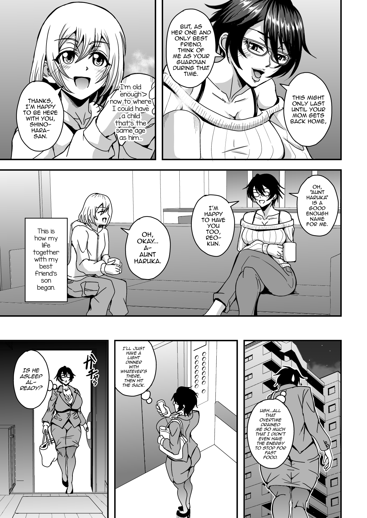 Arofour Dokushin BariCare Oba-san ga Yuujin no Musuko demo Aru Toshishita Danshi to no Kankei ni Hamaru Hanashi Chapter 1 - page 4