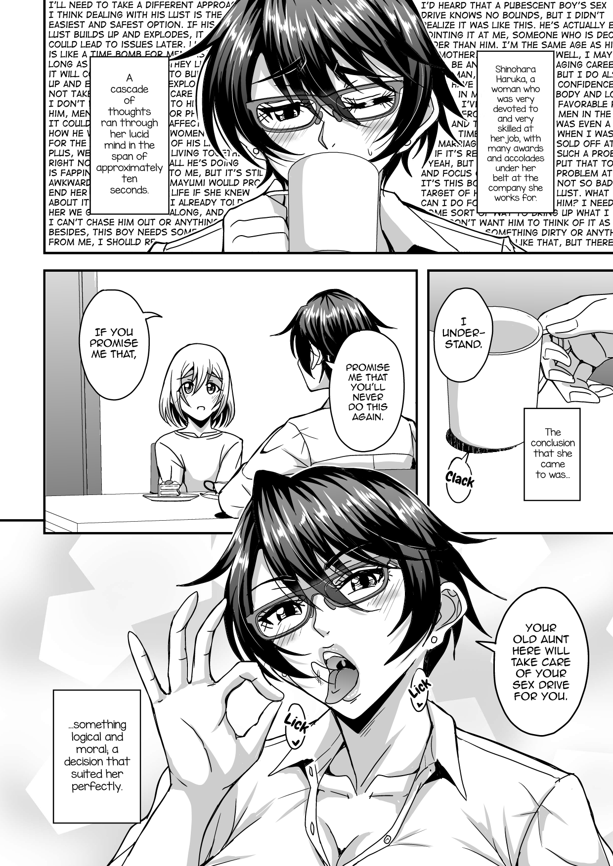 Arofour Dokushin BariCare Oba-san ga Yuujin no Musuko demo Aru Toshishita Danshi to no Kankei ni Hamaru Hanashi Chapter 1 - page 9