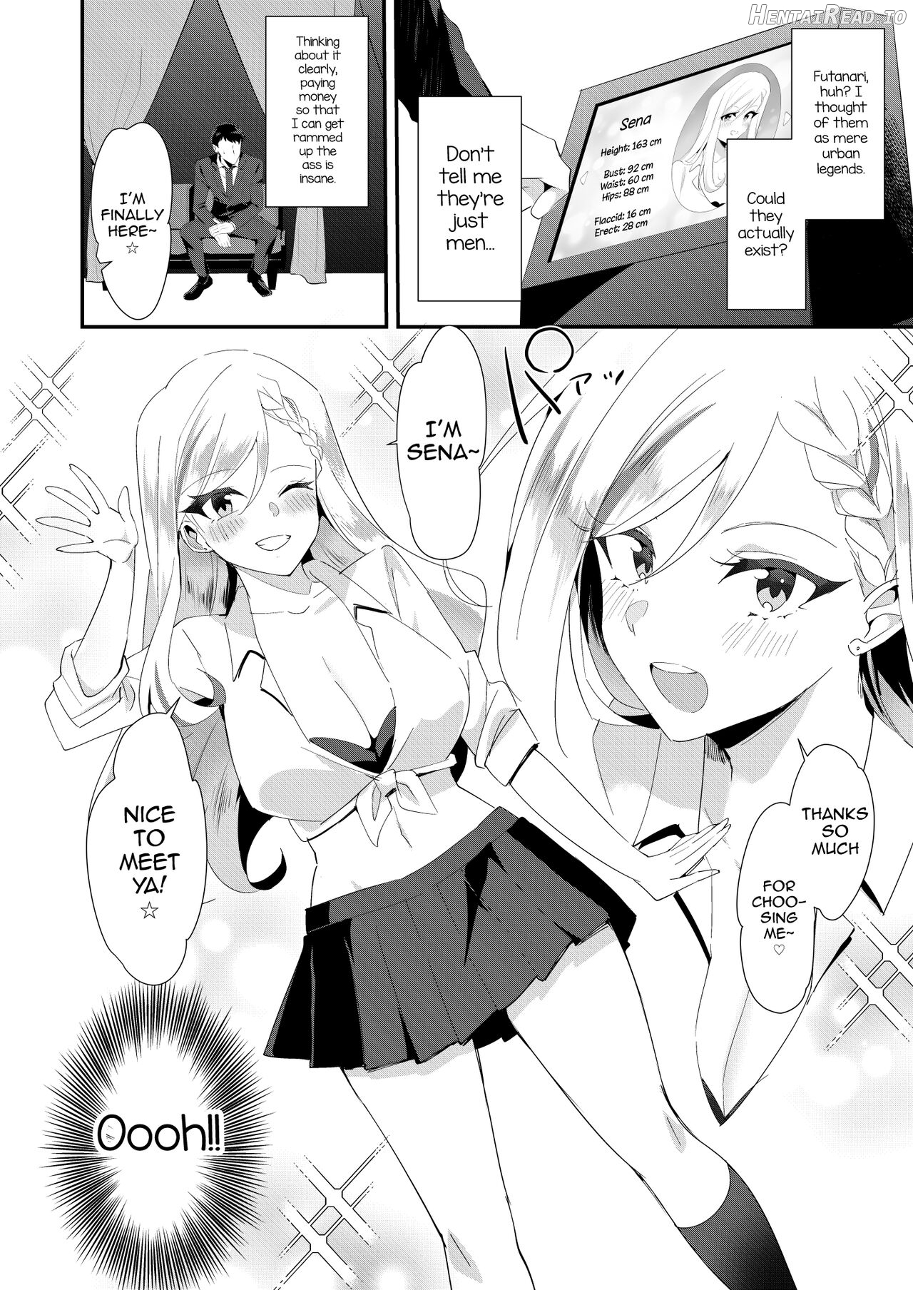 Uwasa no Futanari Gyaku Anal Fuuzoku Chapter 1 - page 5