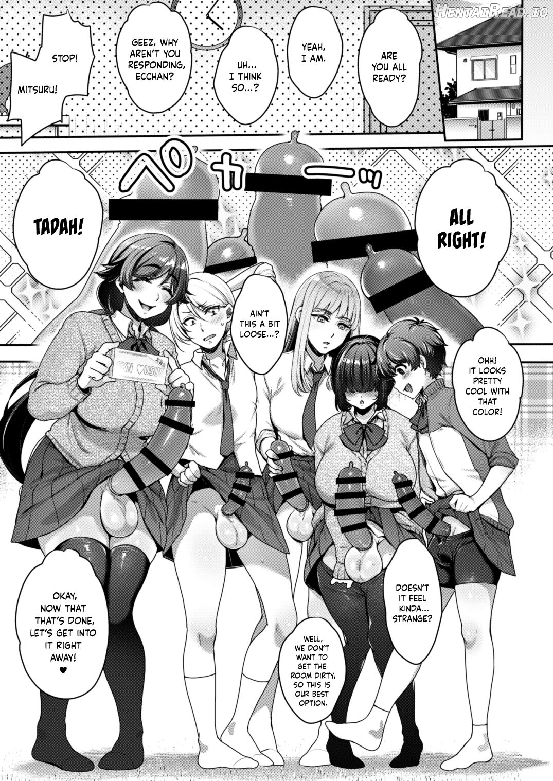 Shiritsu Futanari Gakuen 2-nen F-gumi Nakayoshi Tomodachinpo Chapter 1 - page 3