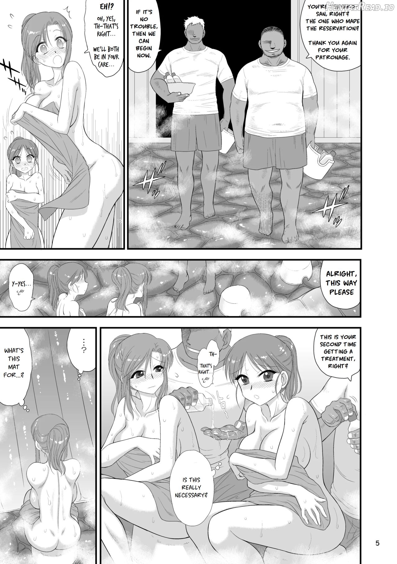 Oyako de Onsen ni Ittara Netorare Onsen deshita. Chapter 1 - page 4