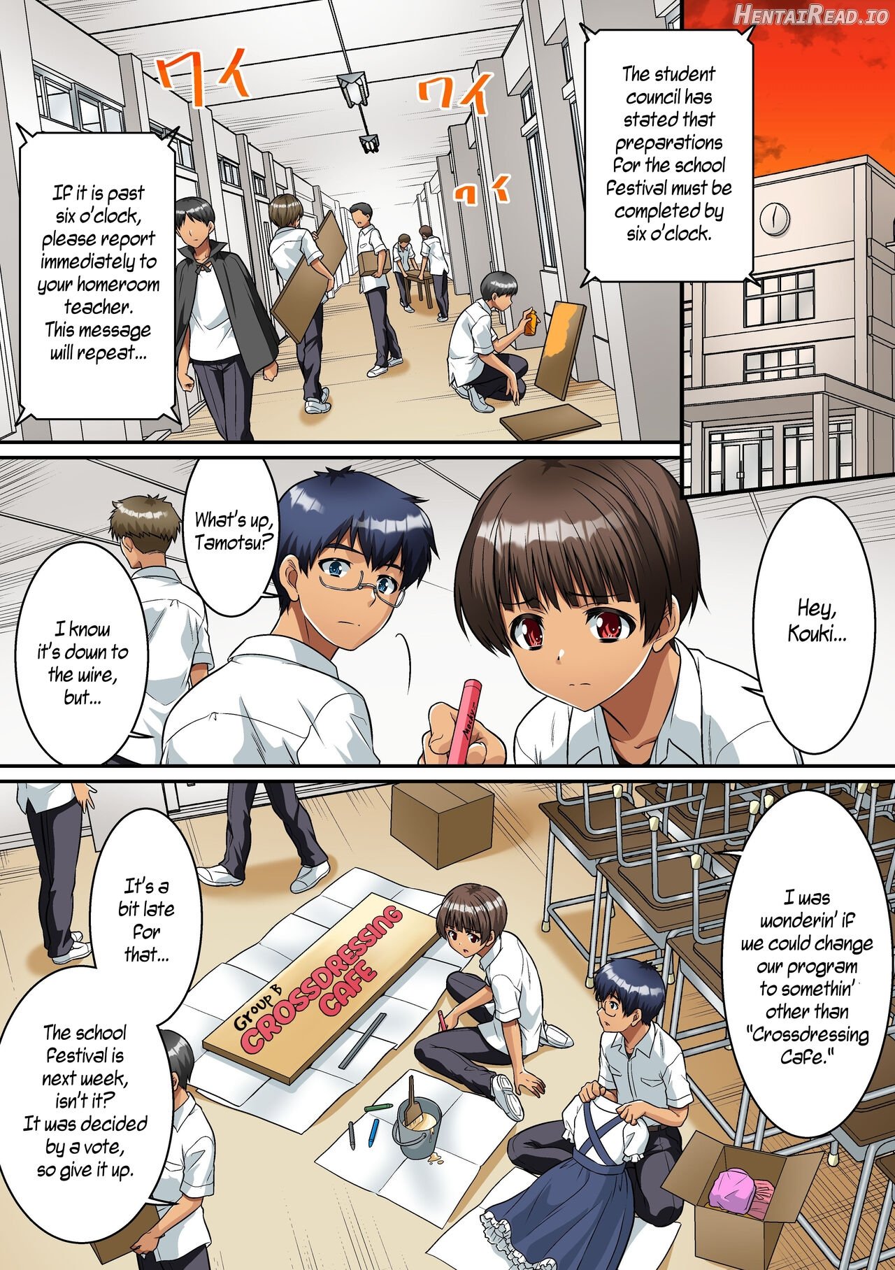 Danshikou de Nyotaika shichatta Boku. Seifuku no Mama Class Danshi no Zenin ni... Chapter 1 - page 2