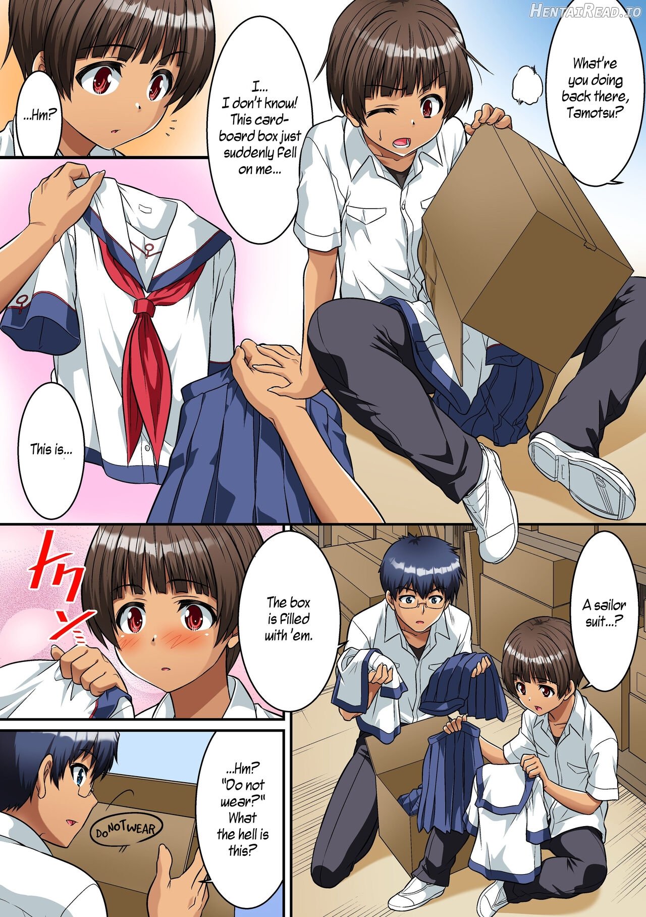 Danshikou de Nyotaika shichatta Boku. Seifuku no Mama Class Danshi no Zenin ni... Chapter 1 - page 4