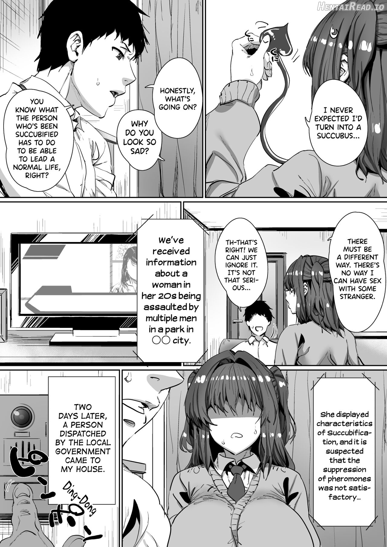 Onnanoko ga Aru Hi Totsuzen Succubus ni Natte Shimau Sekai no Hanashi Chapter 1 - page 5