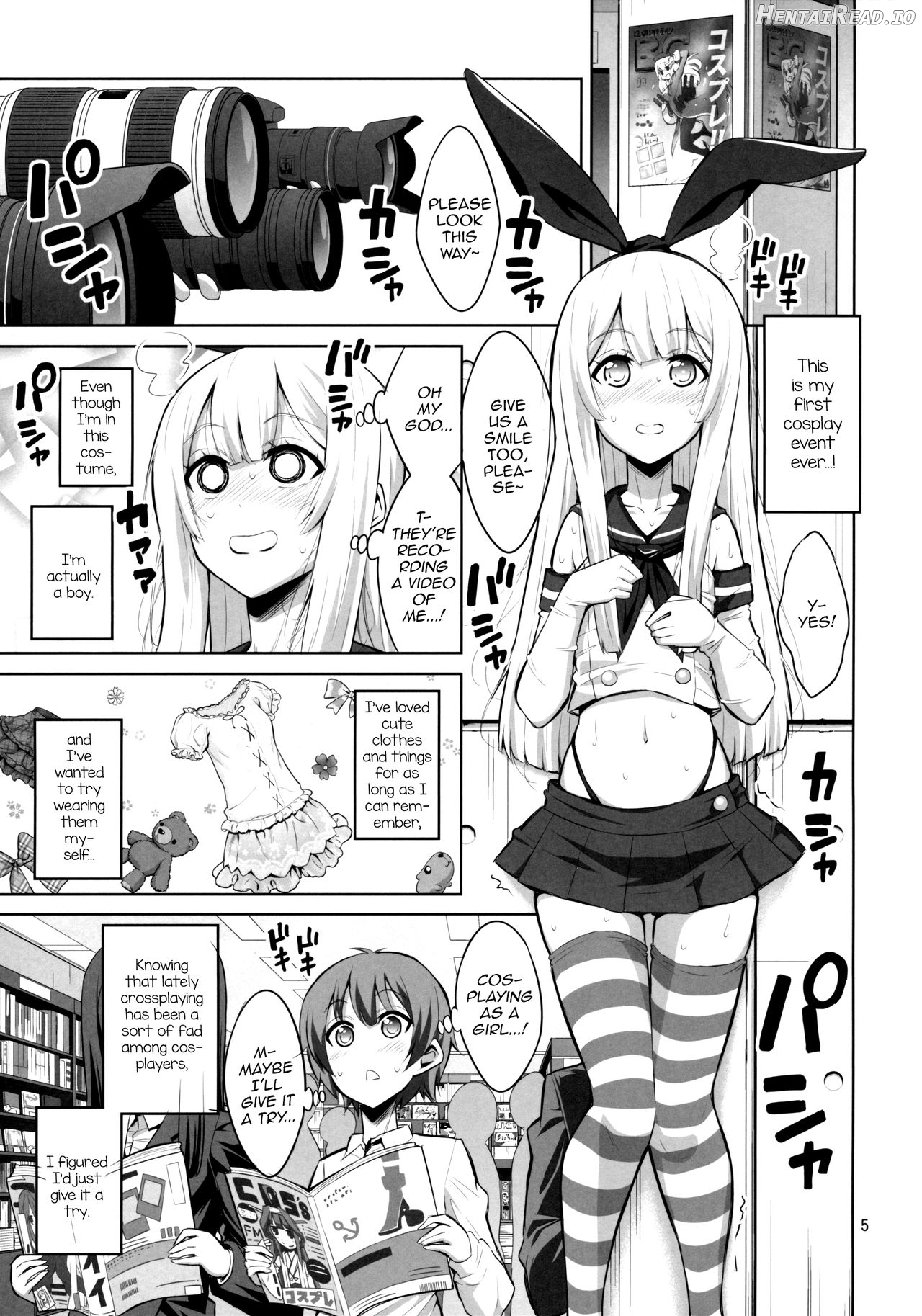 Futanari Onee-san x Otokonoko Cosplayer ♥ Mesu Ochi Choukyou Chapter 1 - page 2