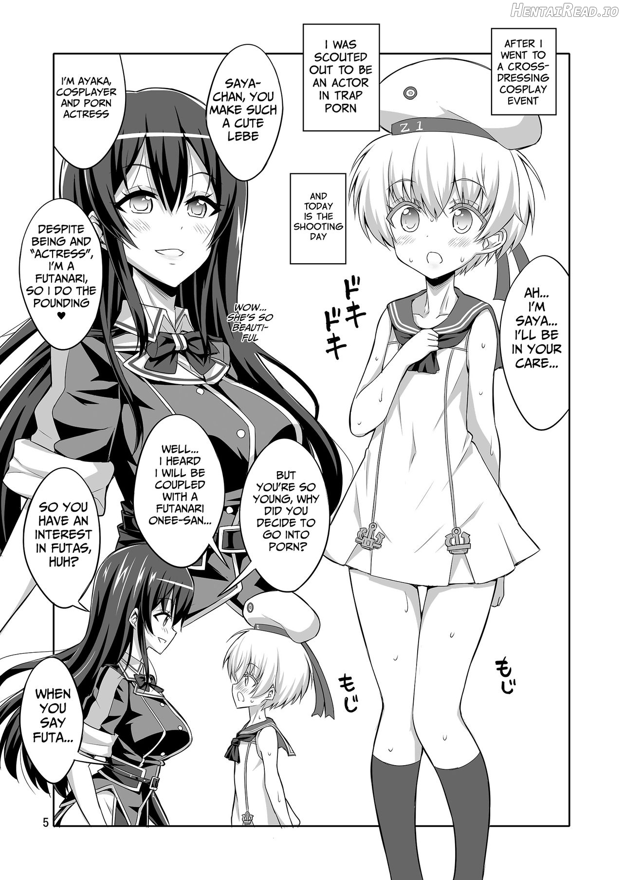 Futanari Onee-san x Otokonoko Cosplayer AV Satsuei Hen Kanzenban Chapter 2 - page 3