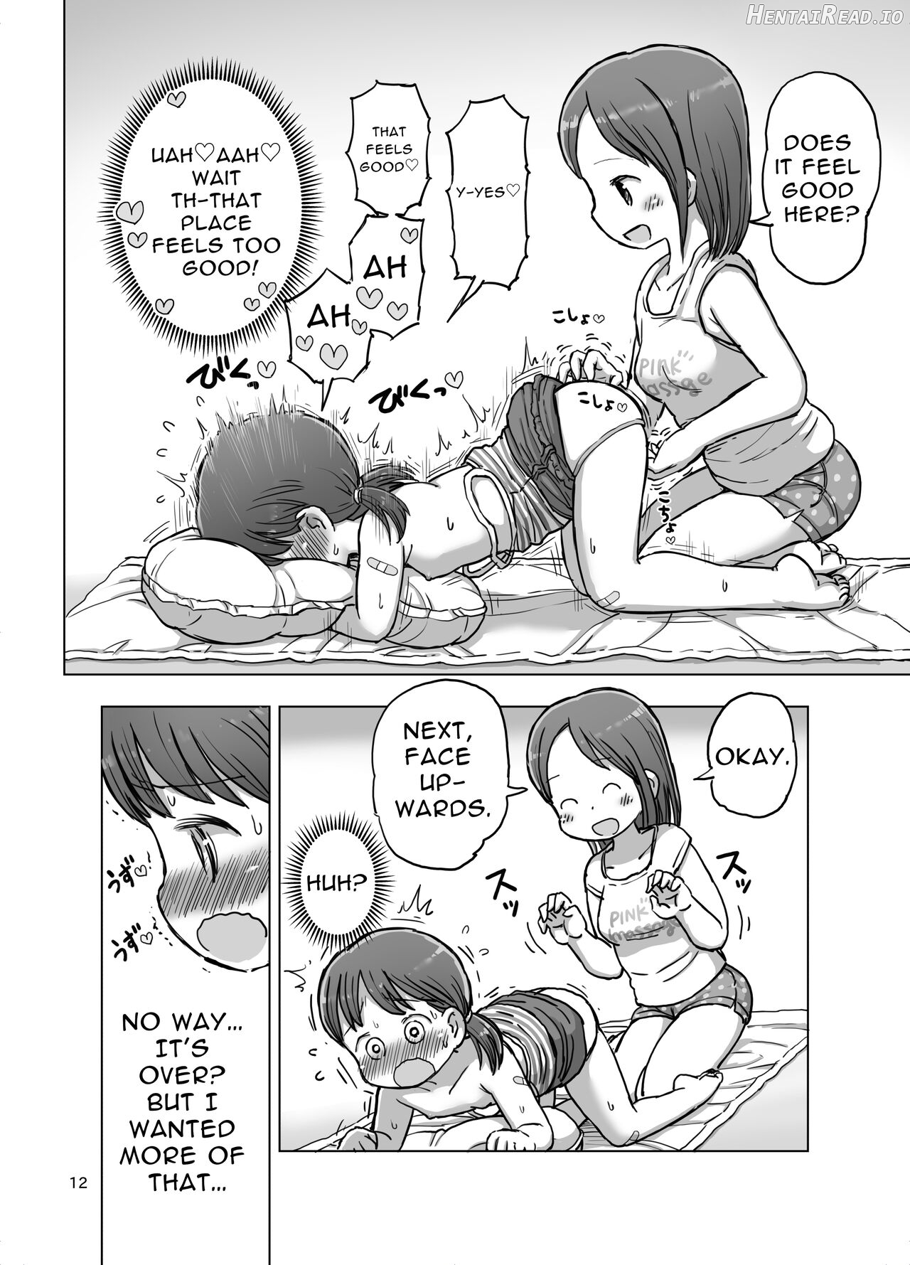 Massage-chuu ni Jirasarete Kossori Onanie Shichau Manga Chapter 1 - page 10