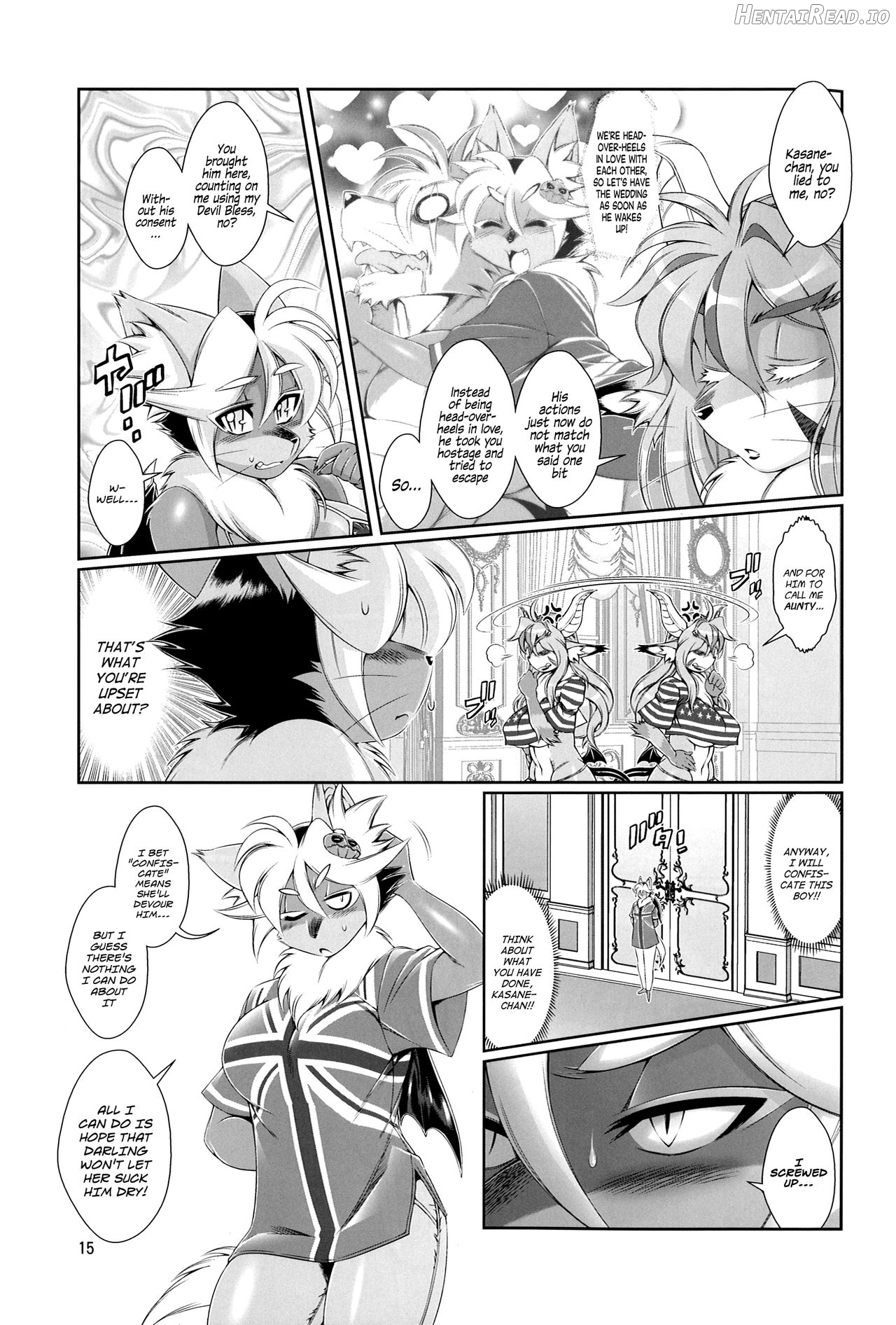 Mahou no Juujin Foxy Rena 1 - Decensored Chapter 10 - page 15