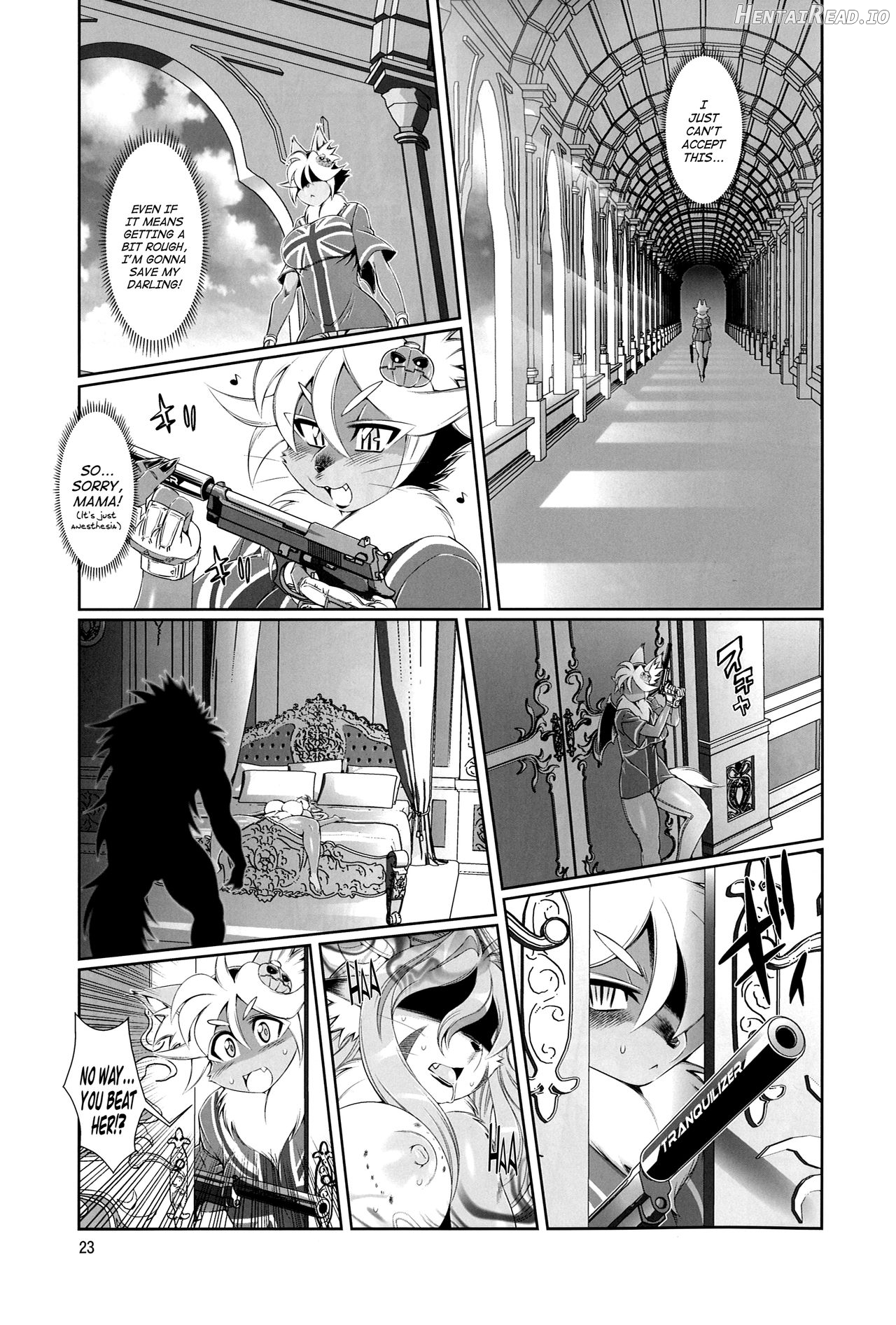 Mahou no Juujin Foxy Rena 1 - Decensored Chapter 10 - page 23