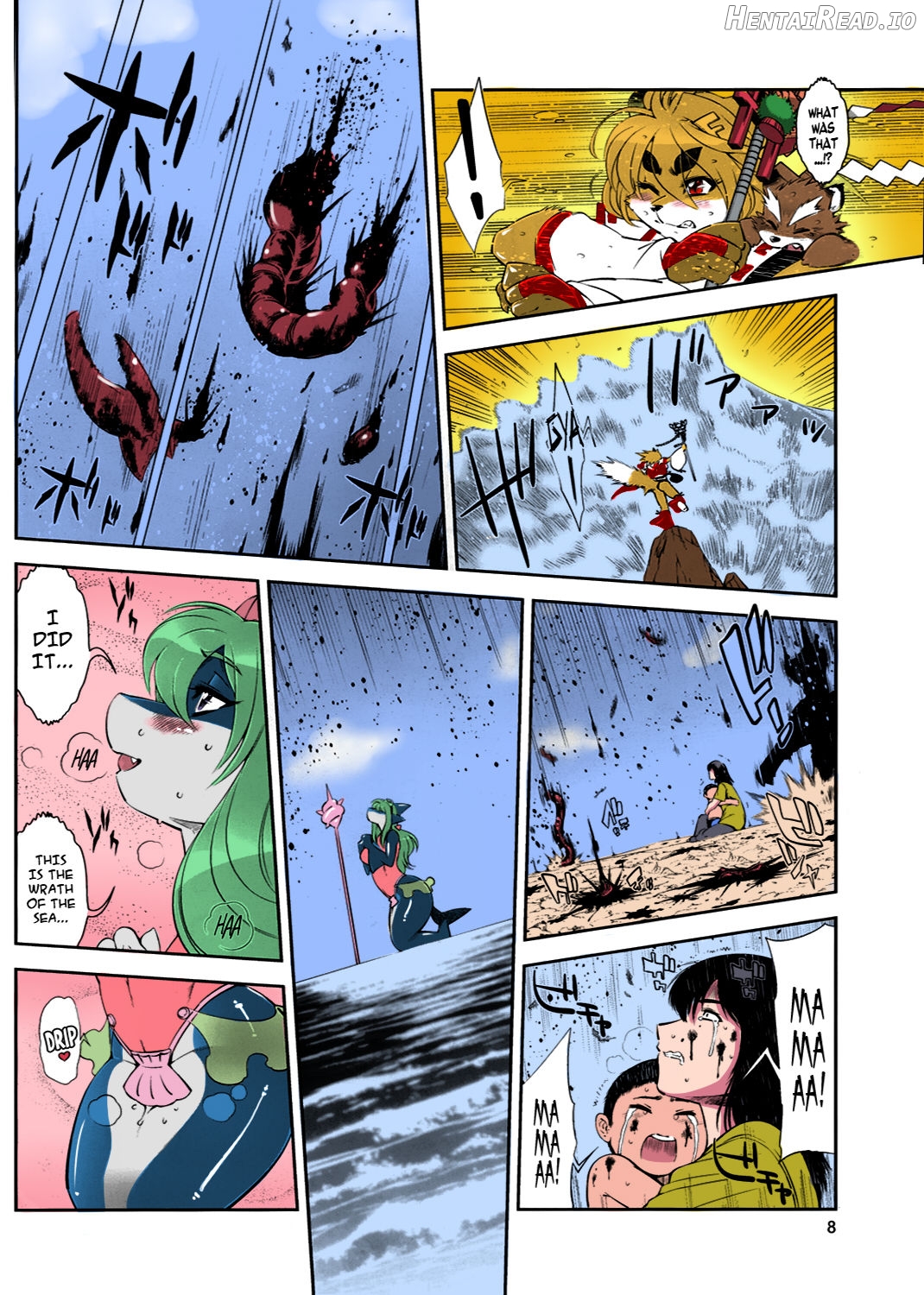 Mahou no Juujin Foxy Rena 1 - Decensored Chapter 3 - page 8