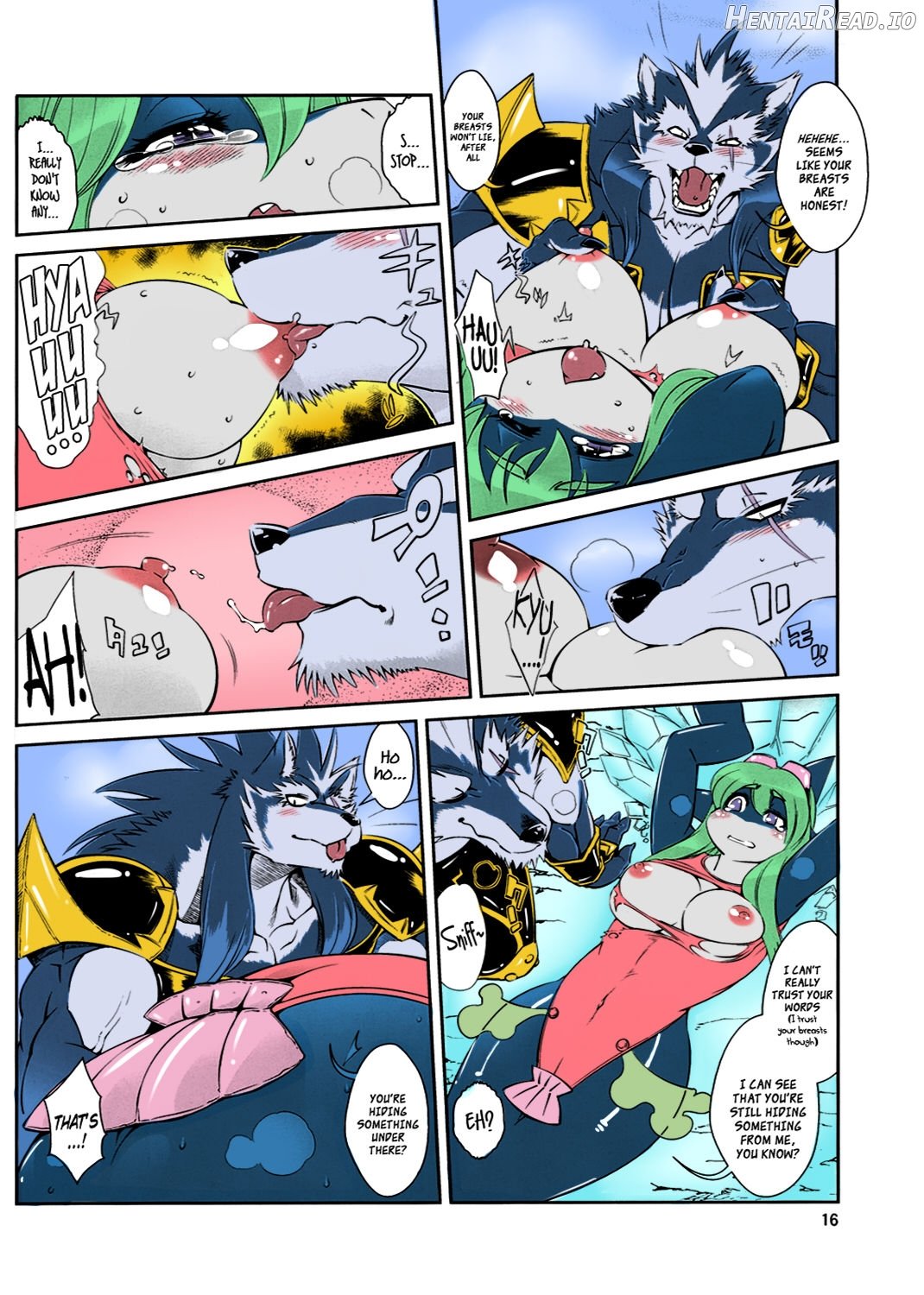 Mahou no Juujin Foxy Rena 1 - Decensored Chapter 3 - page 16