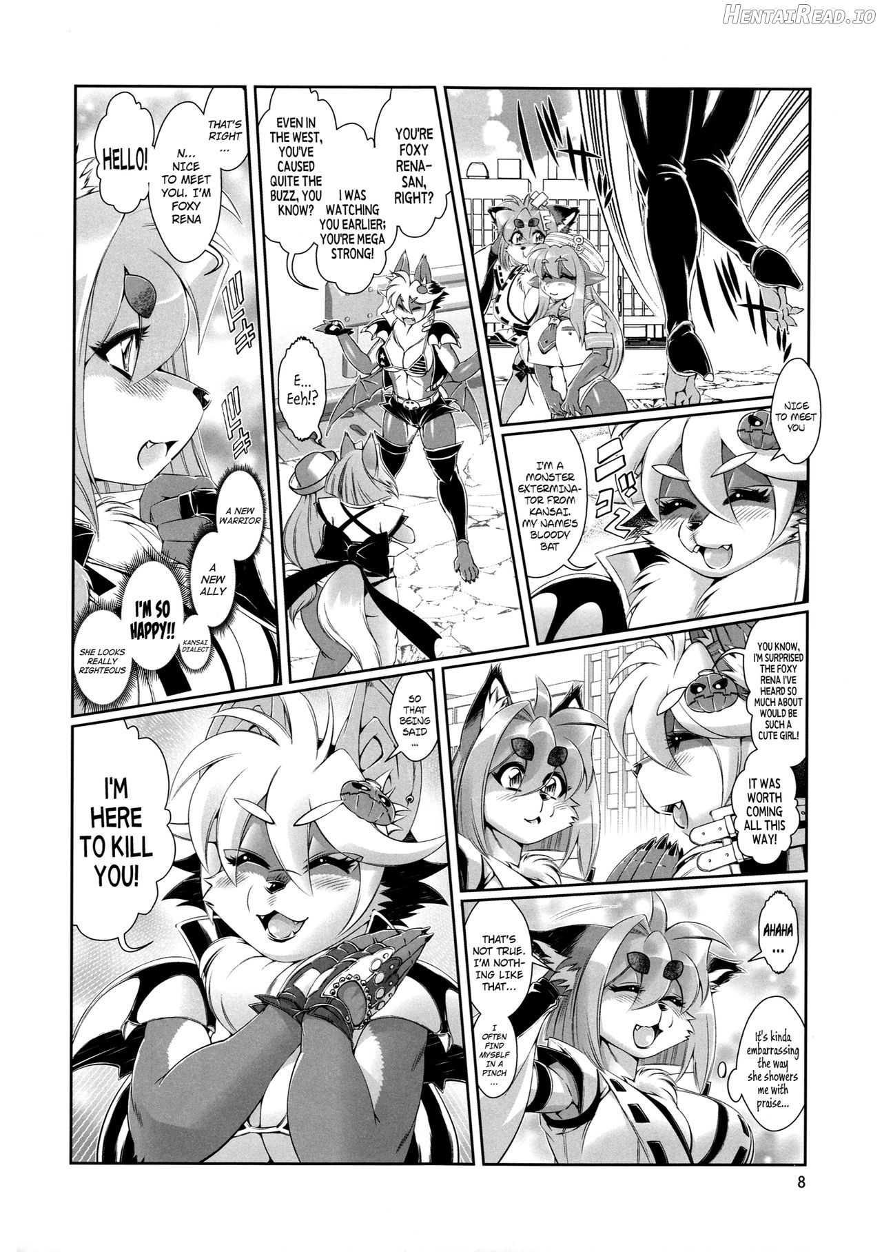 Mahou no Juujin Foxy Rena 1 - Decensored Chapter 7 - page 8