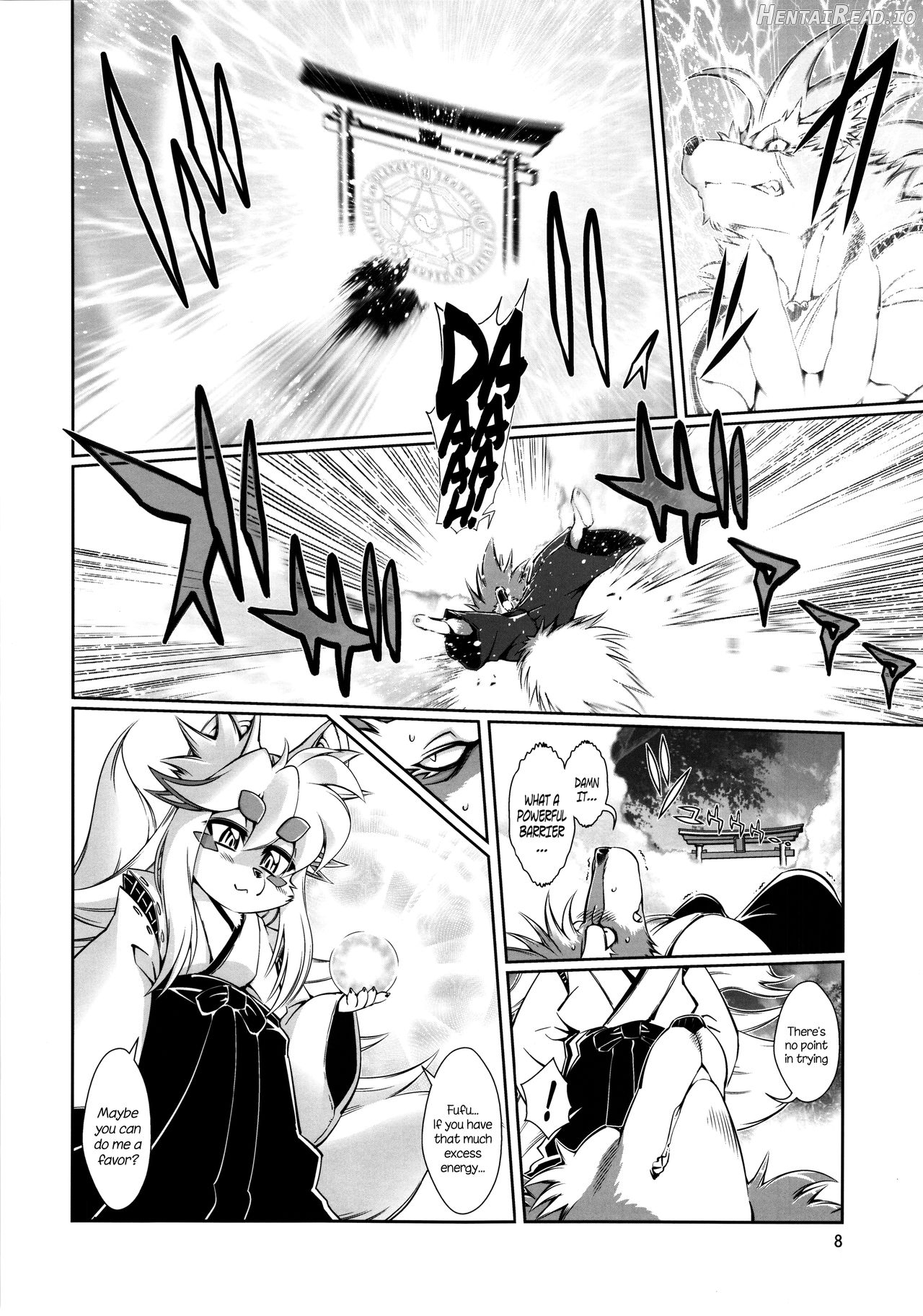 Mahou no Juujin Foxy Rena 1 - Decensored Chapter 8 - page 7