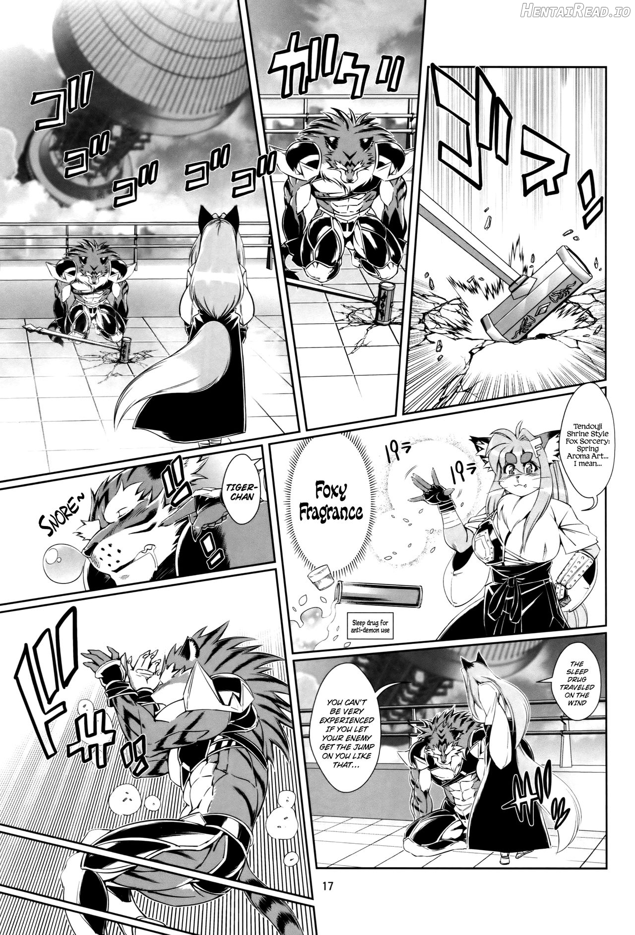 Mahou no Juujin Foxy Rena 1 - Decensored Chapter 9 - page 17