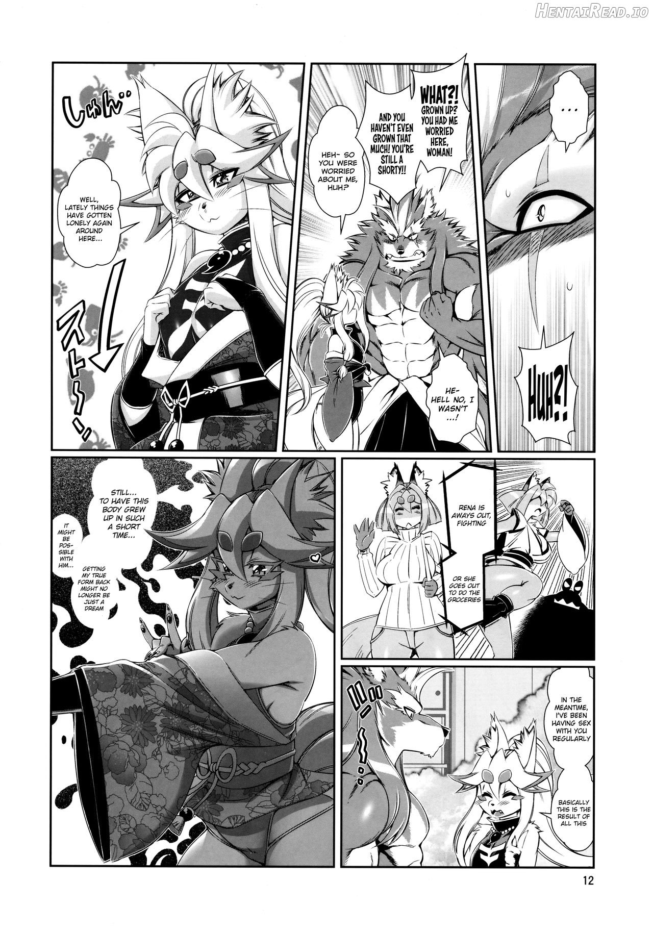 Mahou no Juujin Foxy Rena 1 - Decensored Chapter 13 - page 12