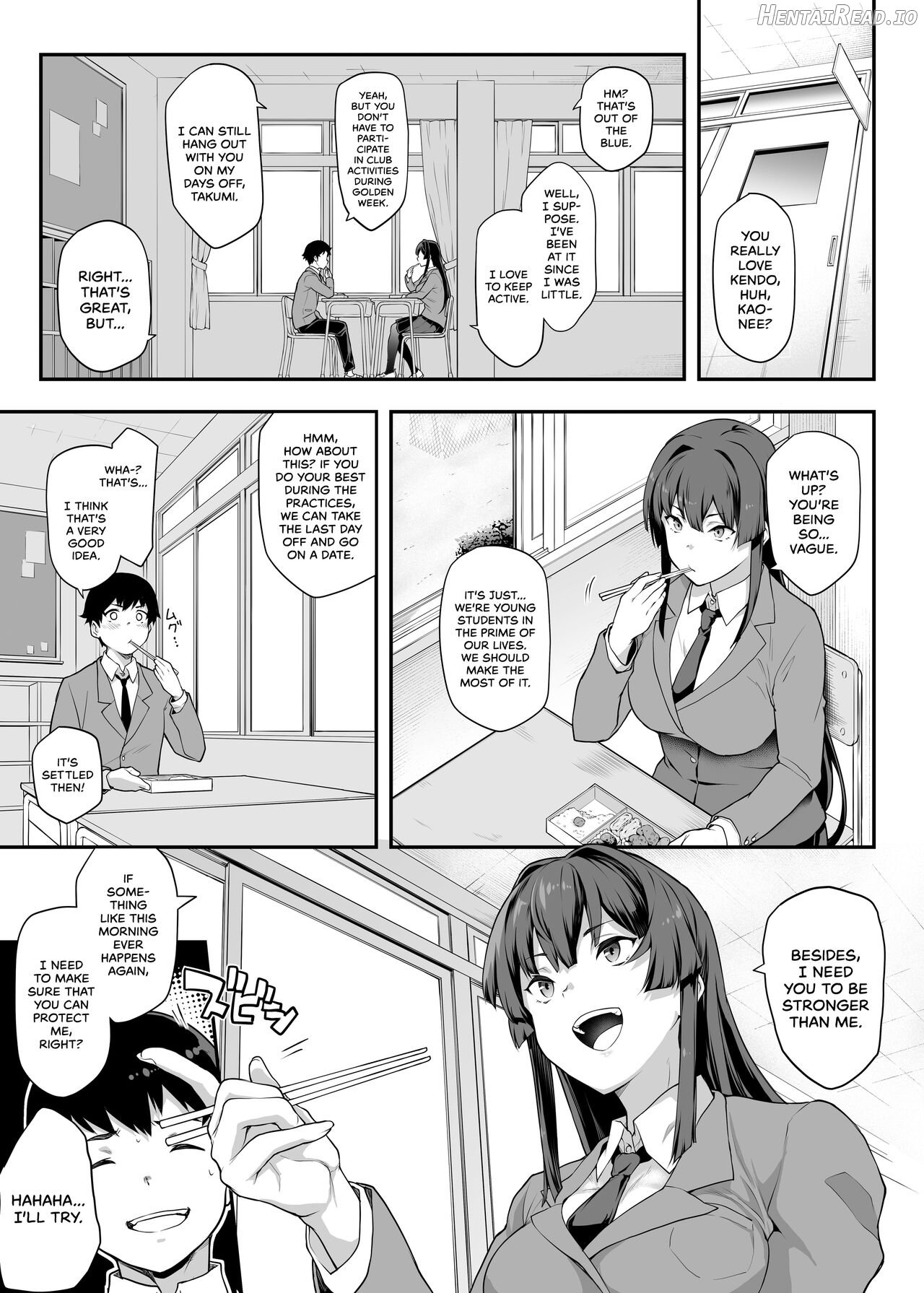 Kendoubu Shushou de Osananajimi no Bijin de Tsuyoi Boku no Kanojo ga, Charao ni Assari Otosareru Wake ga Nai Chapter 1 - page 5